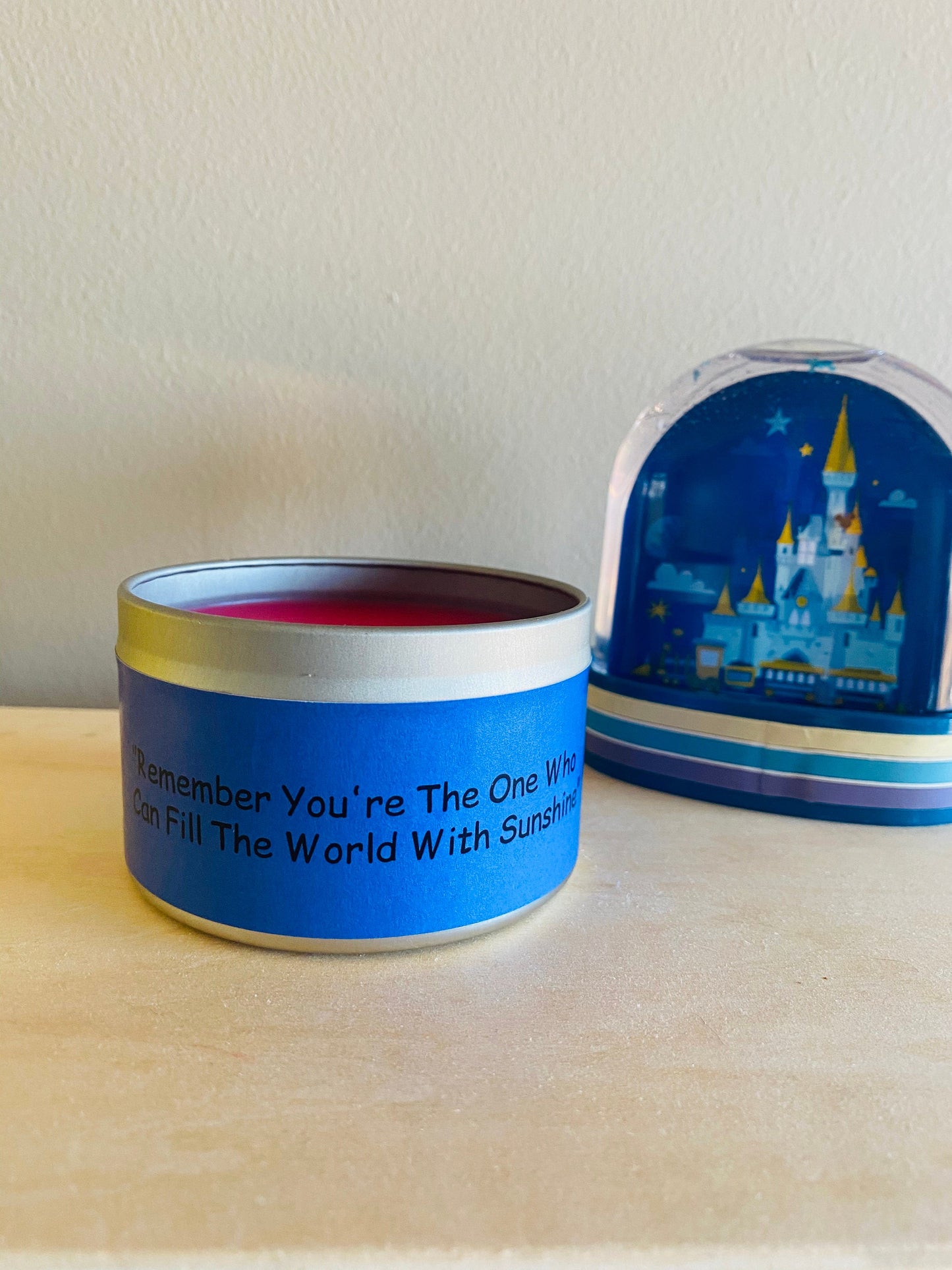 SNOW WHITE Candle-Whistle While You Work-Disney Princess-Gift For Disney Lover-Disney Wedding-Remember You Can Fill The World With Sunshine