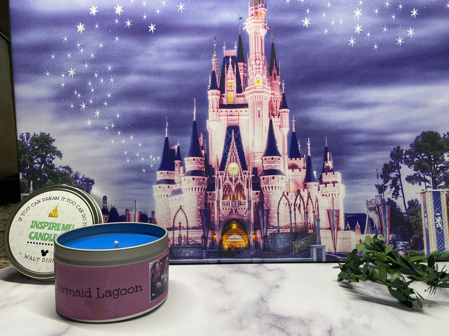 PETER PAN CANDLE-Disney- Mermaid Lagoon Candle/ Summer Scent/Skull Rock/ Captain Hook/ Underneath A Magic Moon/ Mermaids/ Disney Weddings