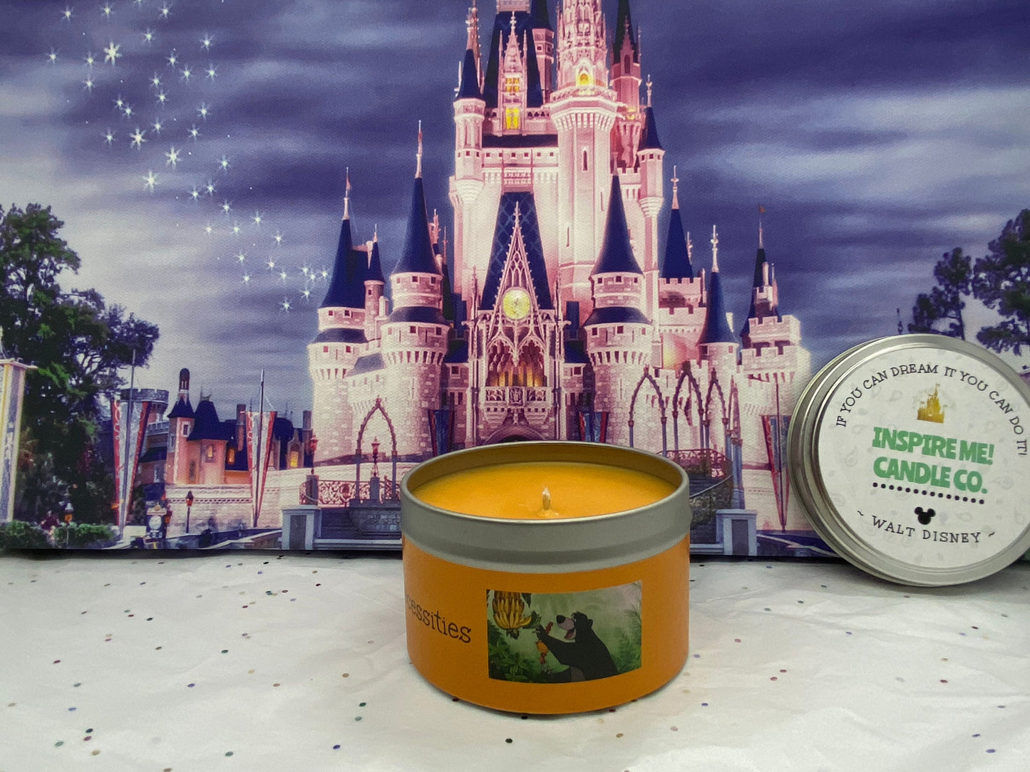 JUNGLE BOOK -The Bear Necessities- Jungle Book Candle- Orange Blossom-Summer In Disney-Animal Kingdom-Theme Park Scents-Baloo The Bear