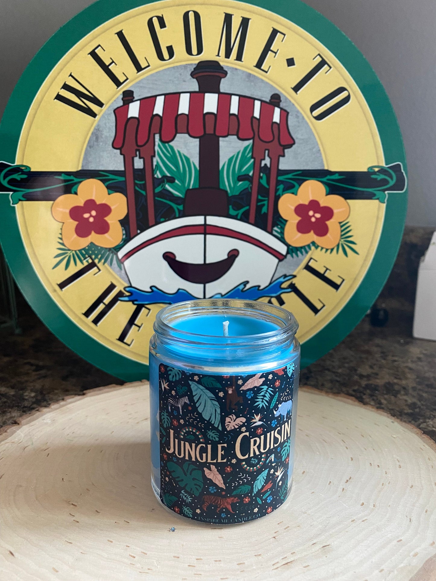 JUNGLE CRUISE Candle-ADVENTURLAND-Magic Kingdom-Jungle Cruise-Skipper-Disney's Jungle Cruise-Boat Ride-Jungle River Cruise-Magical Theme