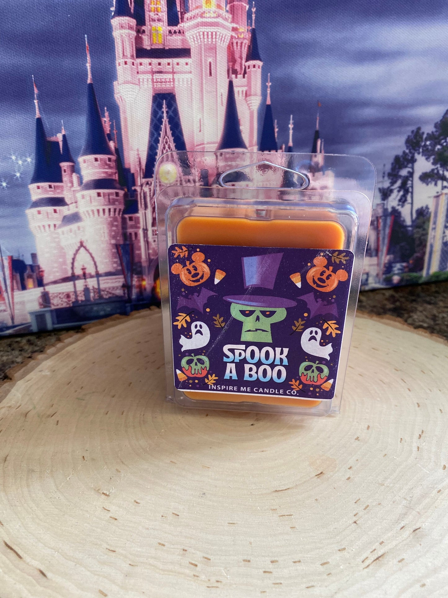 SPOOK a BOO Wax Melts-Fall Decor For The Home-HALLOWEEN Disney World-Disney Wax-Mickey Pumpkins On Main Street-Trick Or Treat Main Street