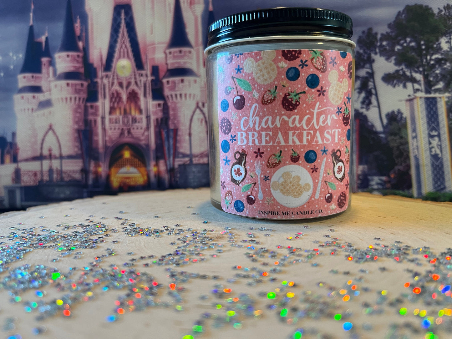 MICKEY WAFFLES Breakfast CANDLE-Mouse Ear Waffles Butter & Maple Syrup Scent-Gift For Disney Kitchen-Character Breakfast At Disney Ohana