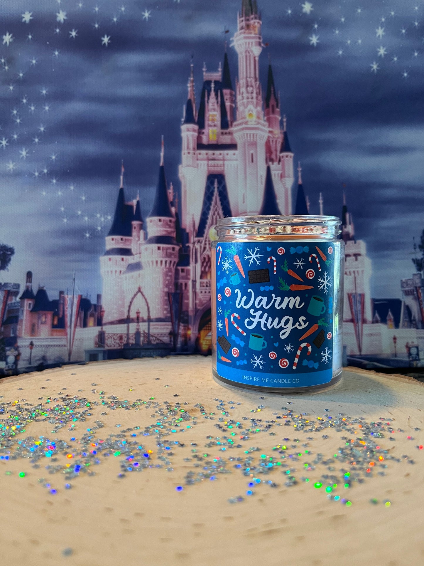 WARM HUGS OLAF Frozen Candle-Peppermint Hot Coco Scent-Christmas At Disney-Holiday Candle-Disney GiftFor Christmas-Christmas In Florida Gift