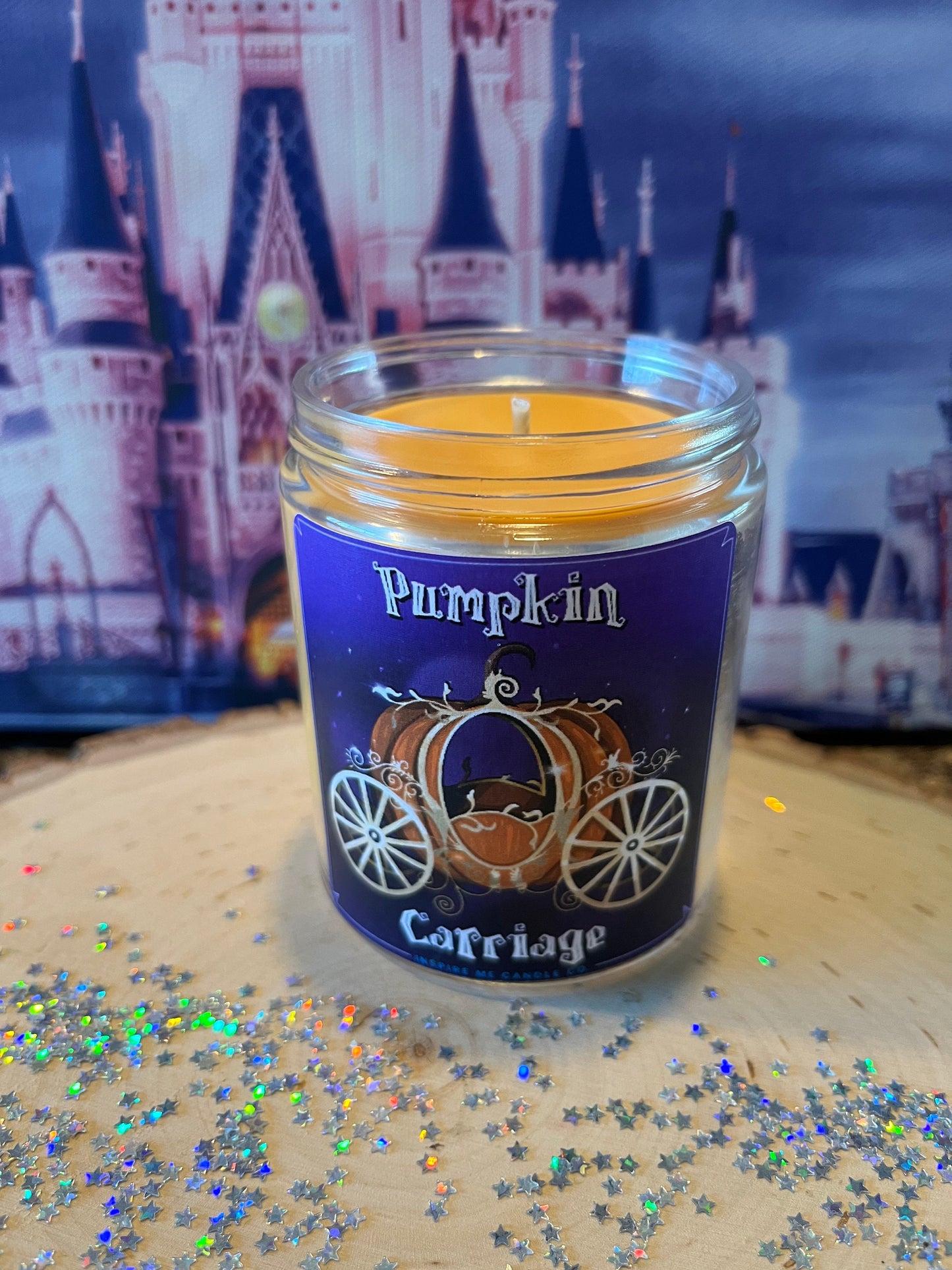 Pumpkin Carriage Candle