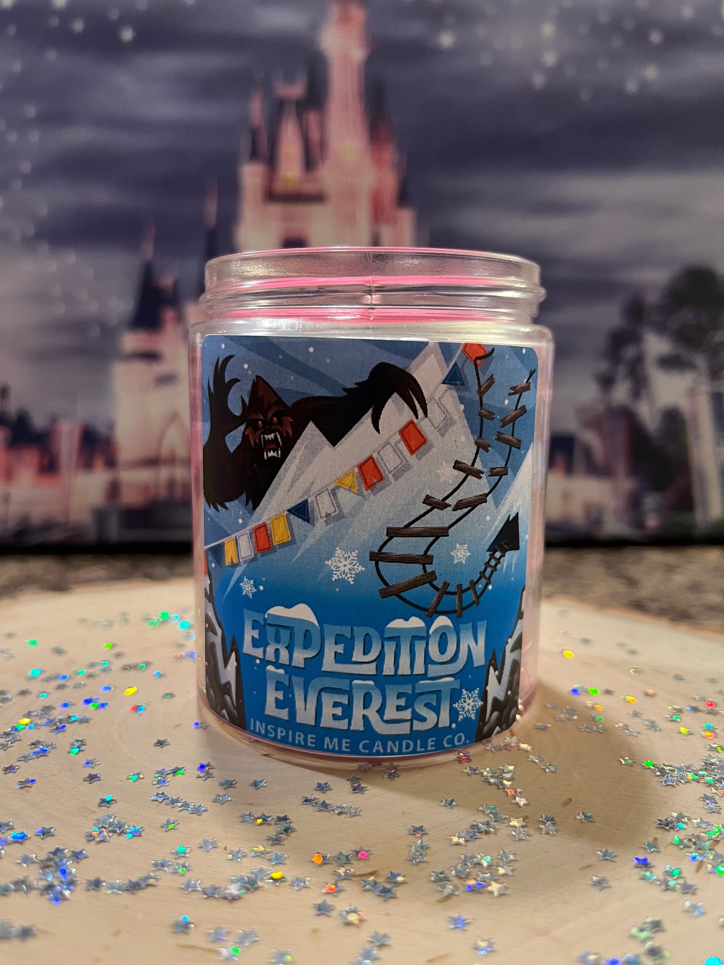 Expedition EVEREST Candle- ANIMAL KINGDOM Candle-Disney's Animal Kingdom-Mount Everest-The Yeti In The Mountain-Animal Kingdom Tree Of Life