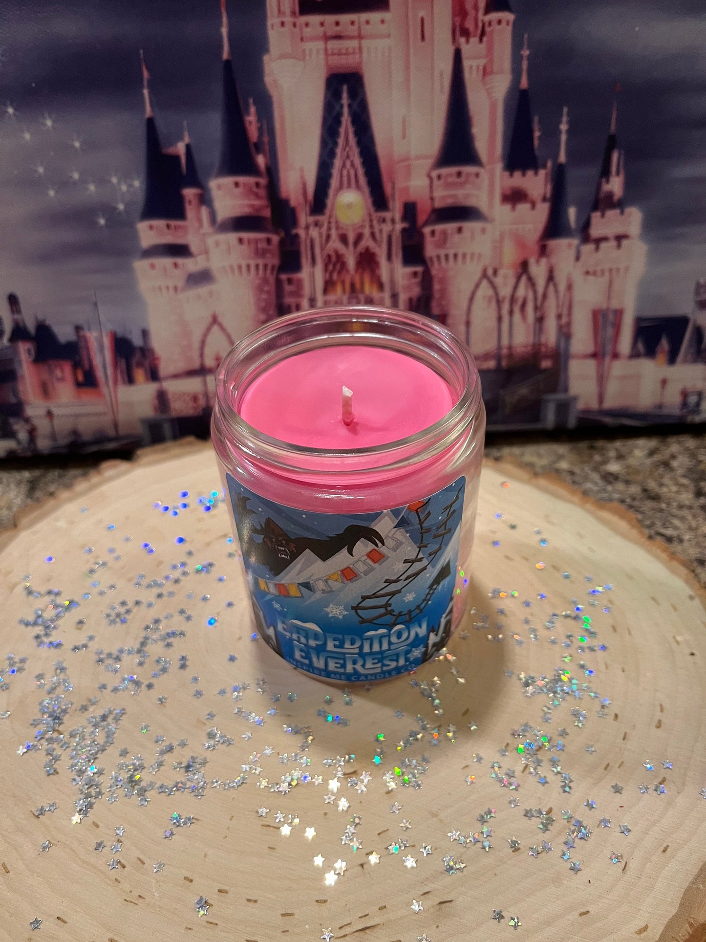 Expedition EVEREST Candle- ANIMAL KINGDOM Candle-Disney's Animal Kingdom-Mount Everest-The Yeti In The Mountain-Animal Kingdom Tree Of Life