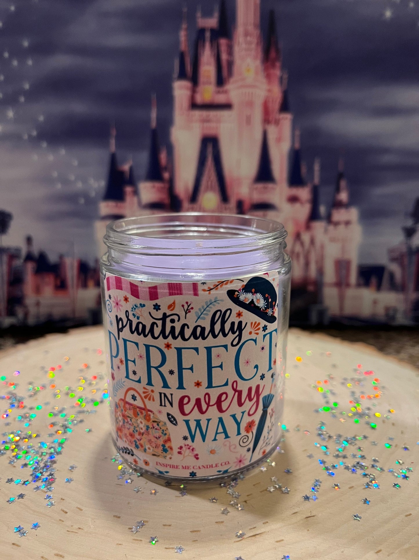 MARY POPPINS Candle-Practically Perfect In Every Way Candle-Peppermint & Eucalyptus-Valentine's Day-Disney, Disney Decor, Disney Wedding