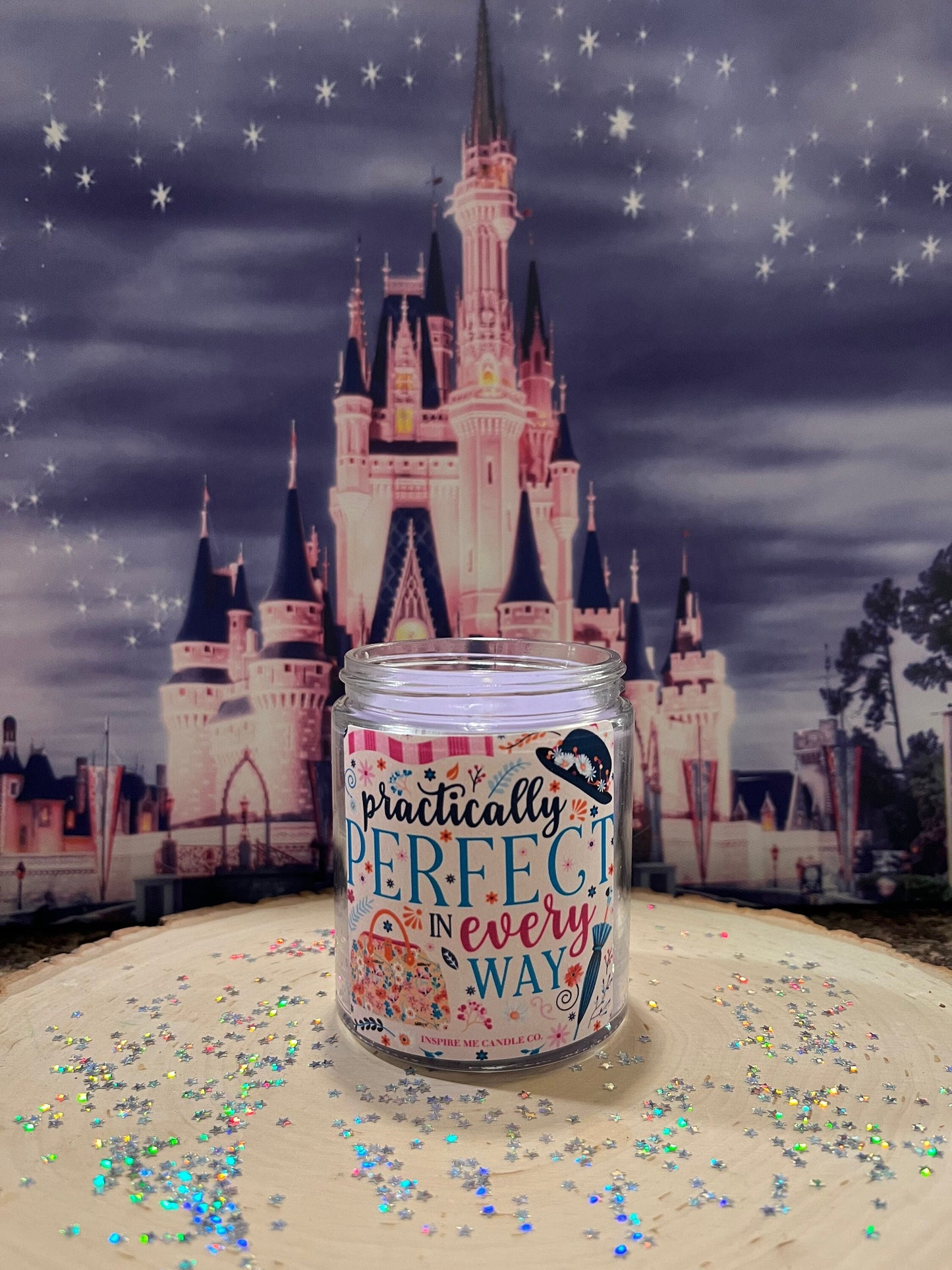 MARY POPPINS Candle-Practically Perfect In Every Way Candle-Peppermint & Eucalyptus-Valentine's Day-Disney, Disney Decor, Disney Wedding