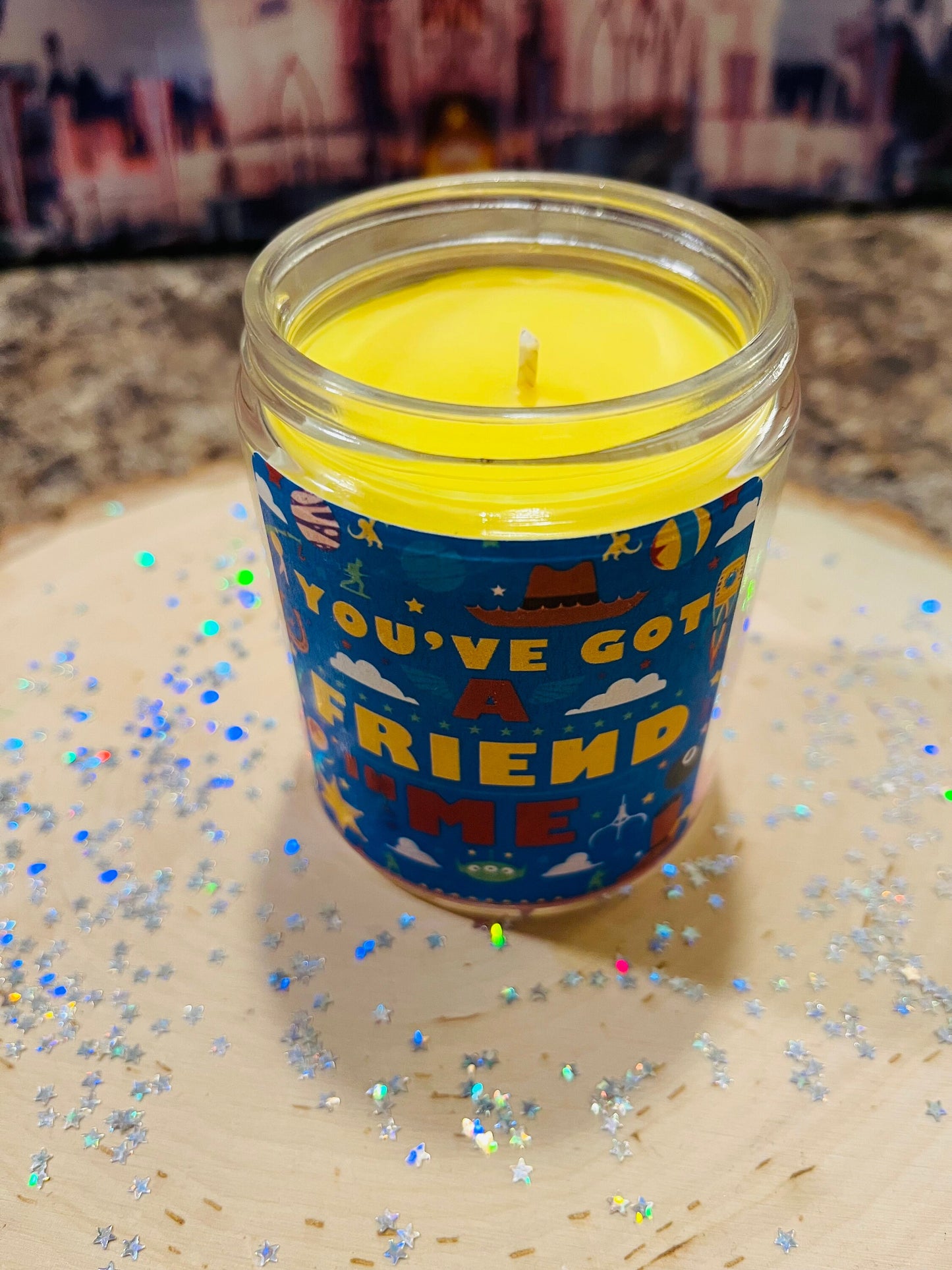 TOY STORY Candle-You've Got A Friend In Me-Toy Story World At Hollywood Studios-Woody And Buzz Lightyear Gift-Toy Story Home Decor-PixarGift