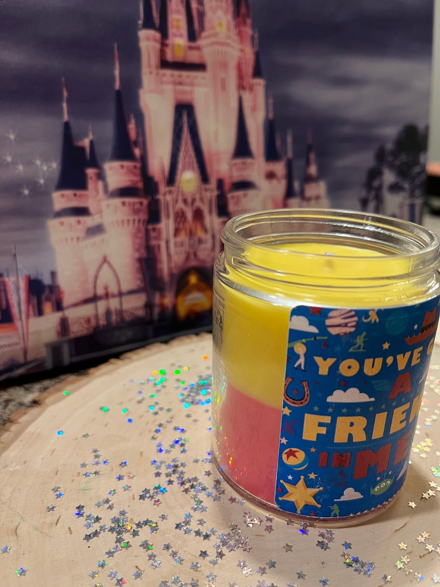 TOY STORY Candle-You've Got A Friend In Me-Toy Story World At Hollywood Studios-Woody And Buzz Lightyear Gift-Toy Story Home Decor-PixarGift