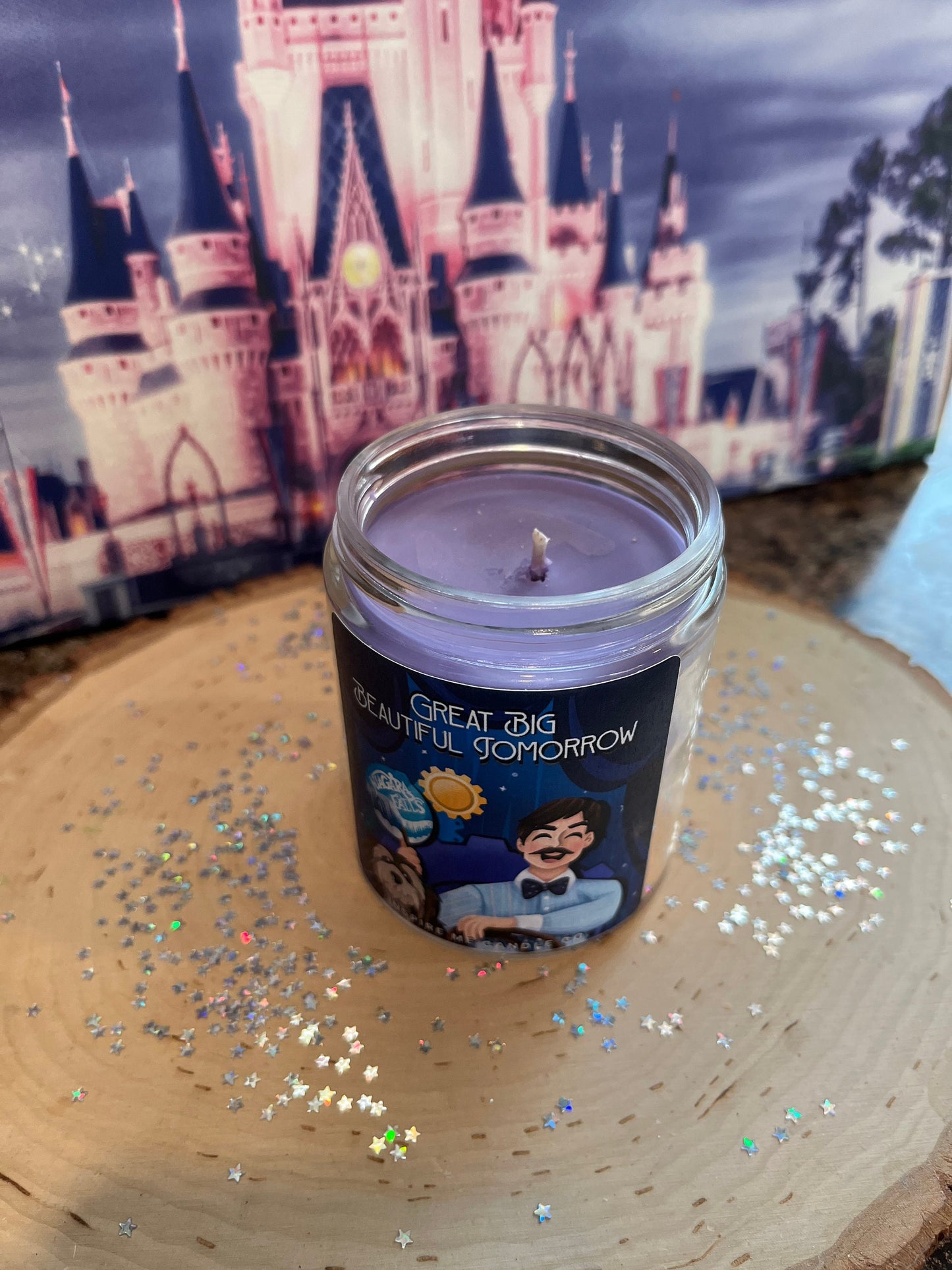 Great Big Beautiful Tomorrow Candle-CAROUSEL Of PROGRESS-Tomorrowland-Tomorrow Is Just A Dream Away-A Gift For Disney Lover-Theme Park Scent