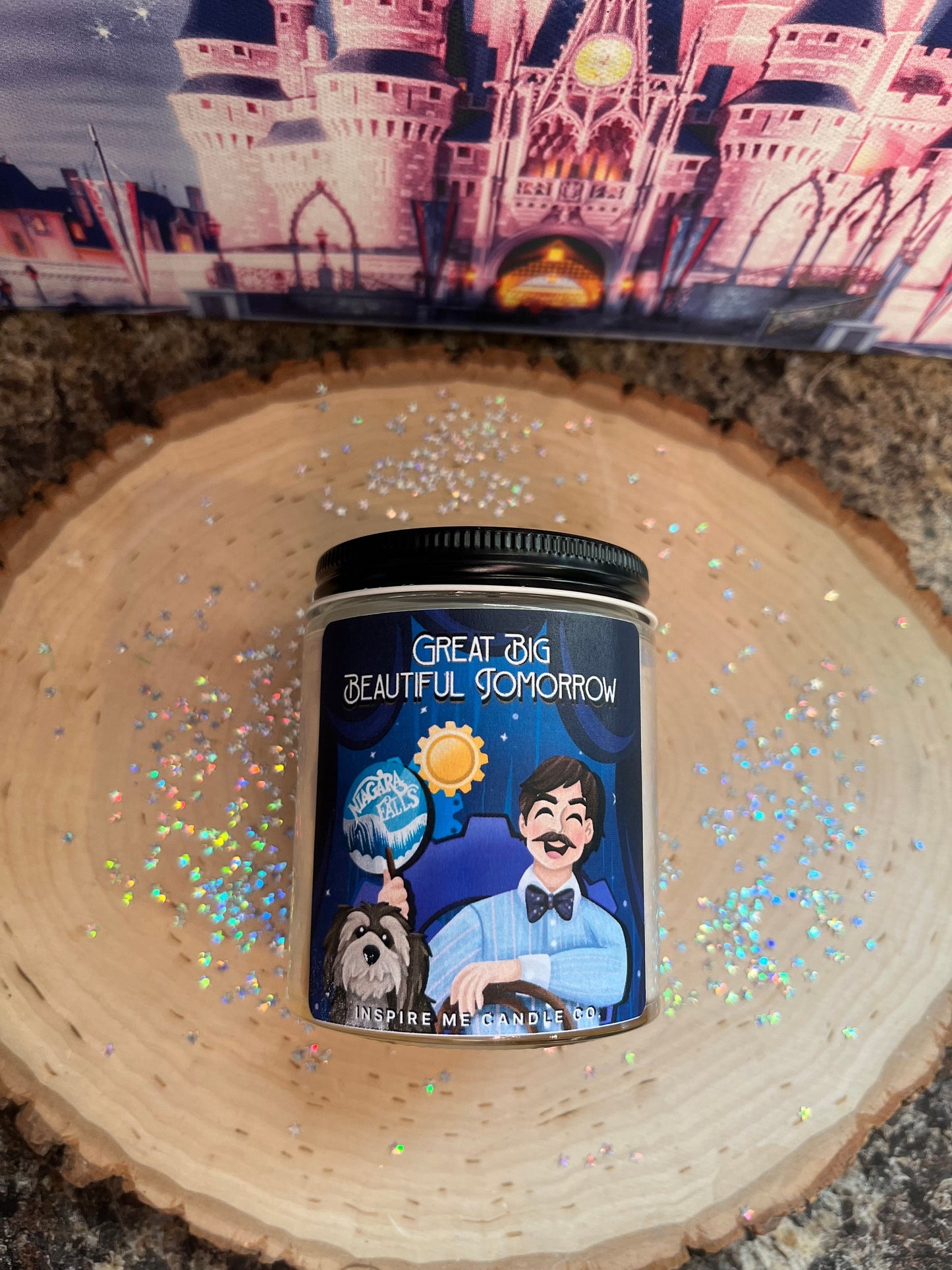 Great Big Beautiful Tomorrow Candle-CAROUSEL Of PROGRESS-Tomorrowland-Tomorrow Is Just A Dream Away-A Gift For Disney Lover-Theme Park Scent