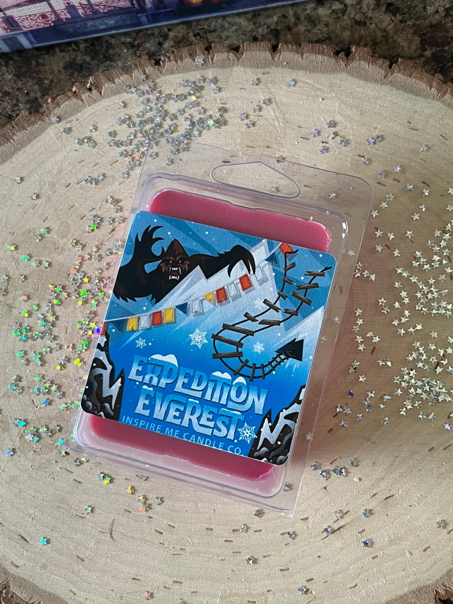 Expedition EVEREST Wax Melt-ANIMAL KINGDOM Theme Park-Yeti-Roller Coaster-Attraction Themed-Disney Park Wax Melt-Broken Tracks-Thrill Seeker