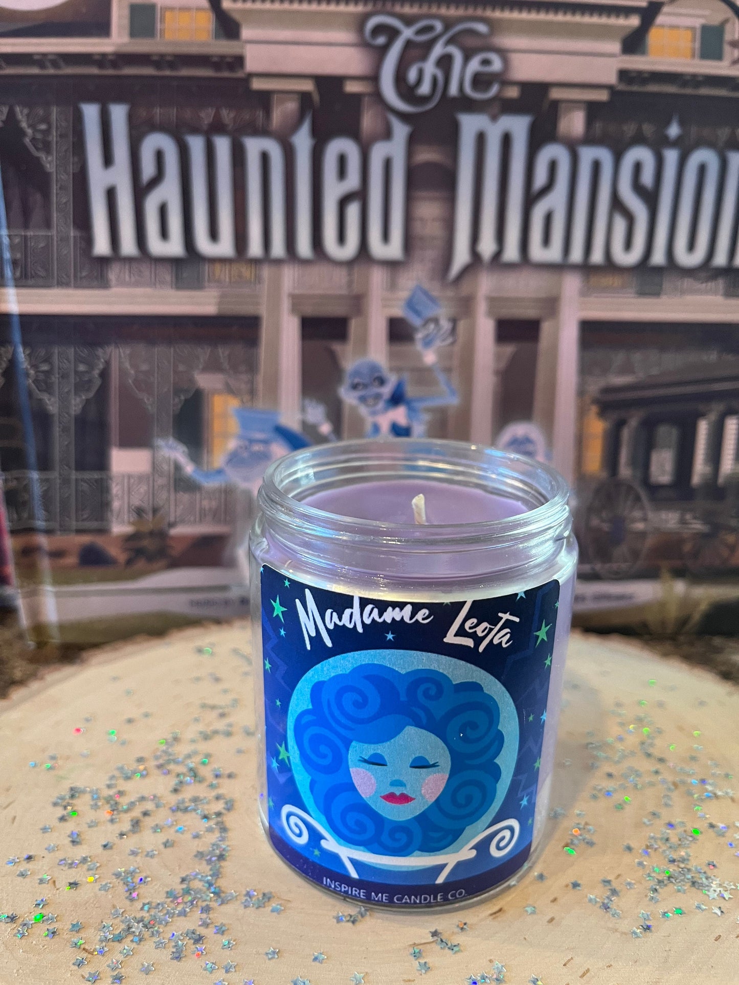 Madame LEOTA-HAUNTED MANSION Candle-Welcome Foolish Mortals-Disney World Happy Haunts-Grim Grinning Ghosts Gift-Disney Fall Decor For Home