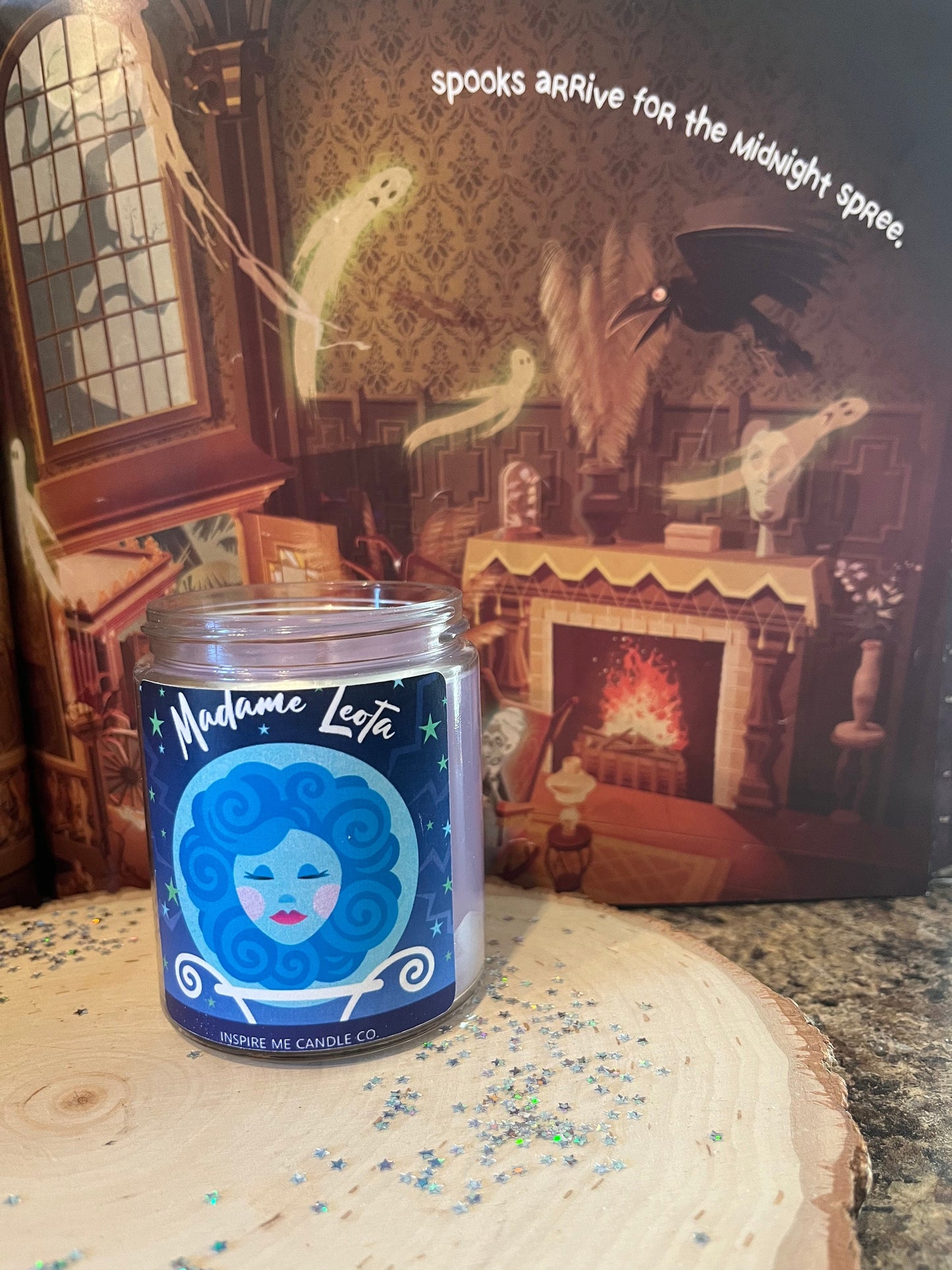 Madame LEOTA-HAUNTED MANSION Candle-Welcome Foolish Mortals-Disney World Happy Haunts-Grim Grinning Ghosts Gift-Disney Fall Decor For Home