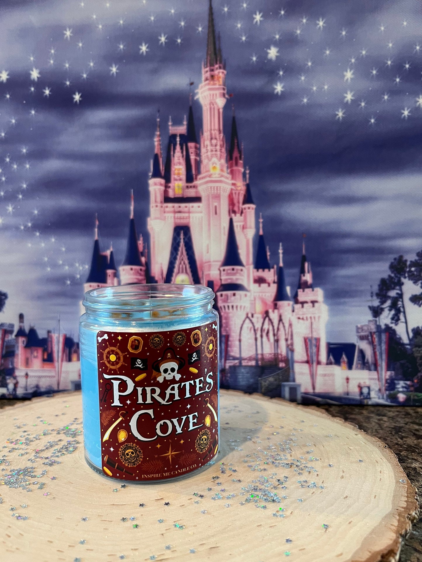 PIRATES Of The Carribean Candle- Yo Ho! Yo Ho! Pirate's Cove Candle-Captain Jack Sparrow,Disney Gift Idea For Him-Disney Ride Home Decor