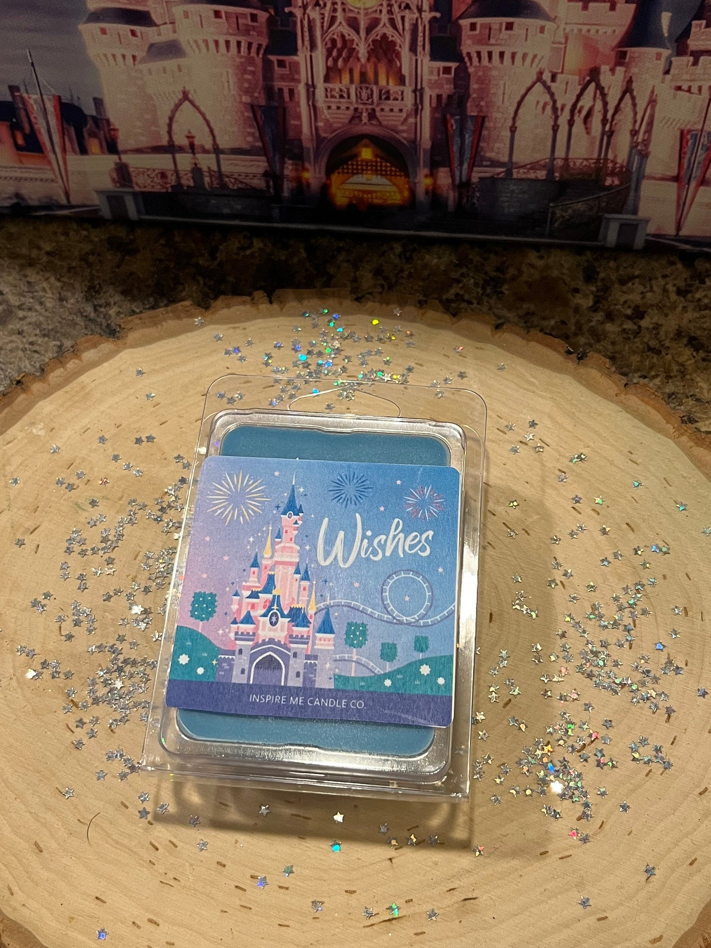 WISHES Wax Melts Magic Kingdom Nighttime Fireworks-Disney Bridal Shower-Disney Theme Kitchen-Gift For Disney Lover-Happily Ever After Gift