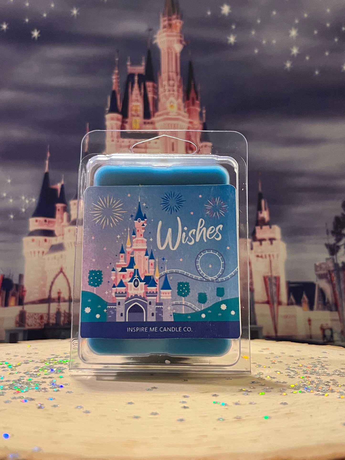 WISHES Wax Melts Magic Kingdom Nighttime Fireworks-Disney Bridal Shower-Disney Theme Kitchen-Gift For Disney Lover-Happily Ever After Gift