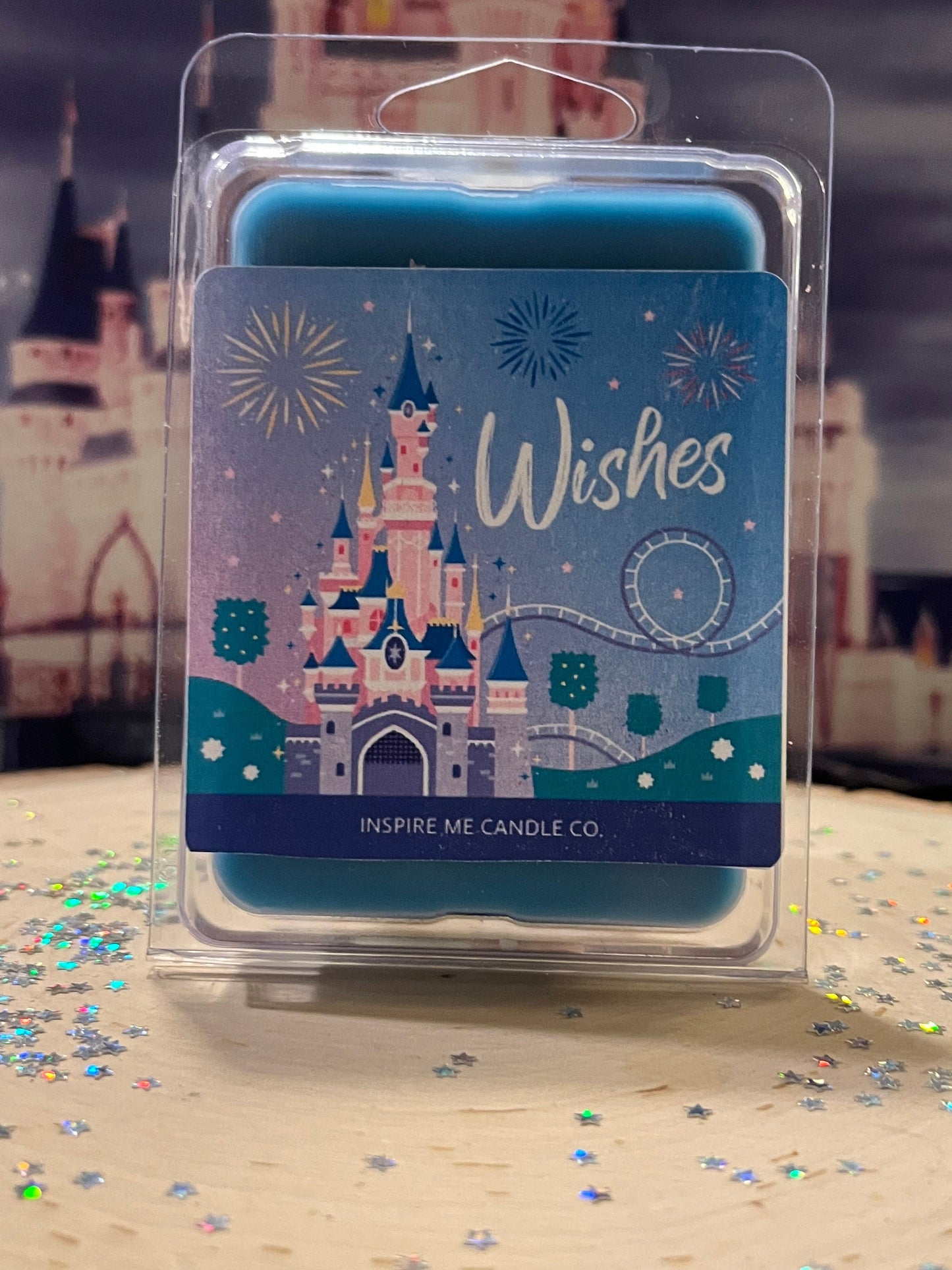 WISHES Wax Melts Magic Kingdom Nighttime Fireworks-Disney Bridal Shower-Disney Theme Kitchen-Gift For Disney Lover-Happily Ever After Gift