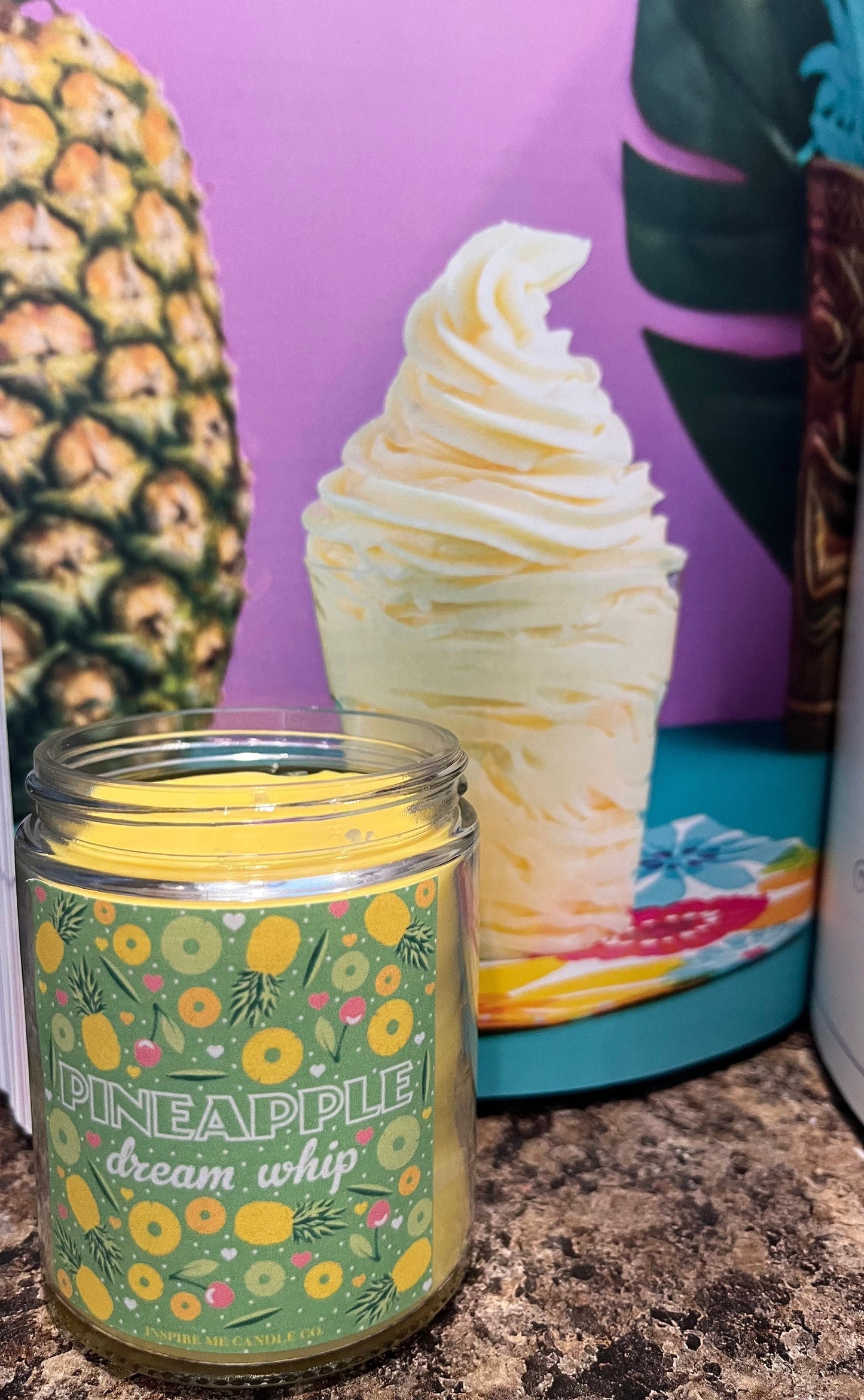 PINEAPPLE DOLE WHIP | Magic, Treat-Inspired Candles | Smells So Strong You Can Smell It Through The Box | Disney Decor | Disney Weddings