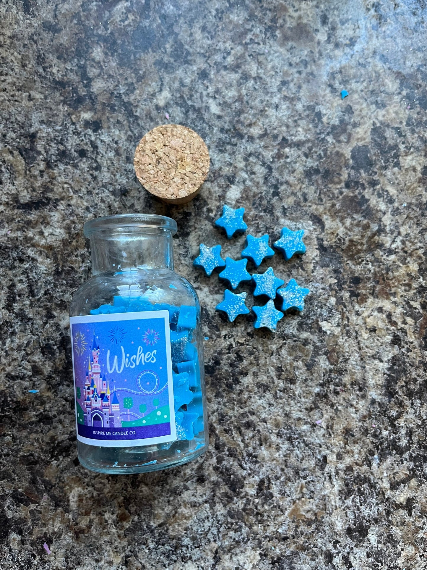 WISHES Disney Wax Stars Wax Melt-Night Firework Show At Magic Kingdom-Disney Home Decor-Disney Fairytale Wedding-Bridal Shower LoveAt Disney