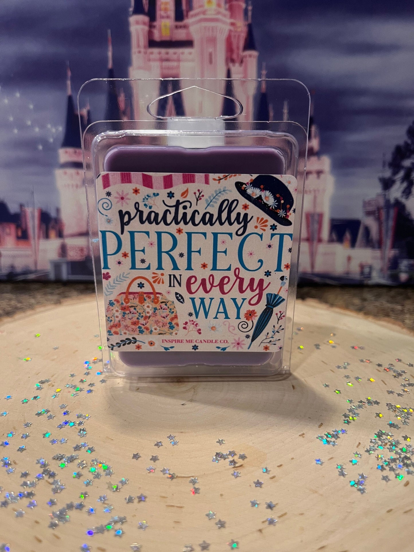 Mary Poppins Wax Melt-Practically Perfect In Every Way-Disney Home Decor-Disney Wedding-Bridal Shower At Disney-Disney World Vacation Gift