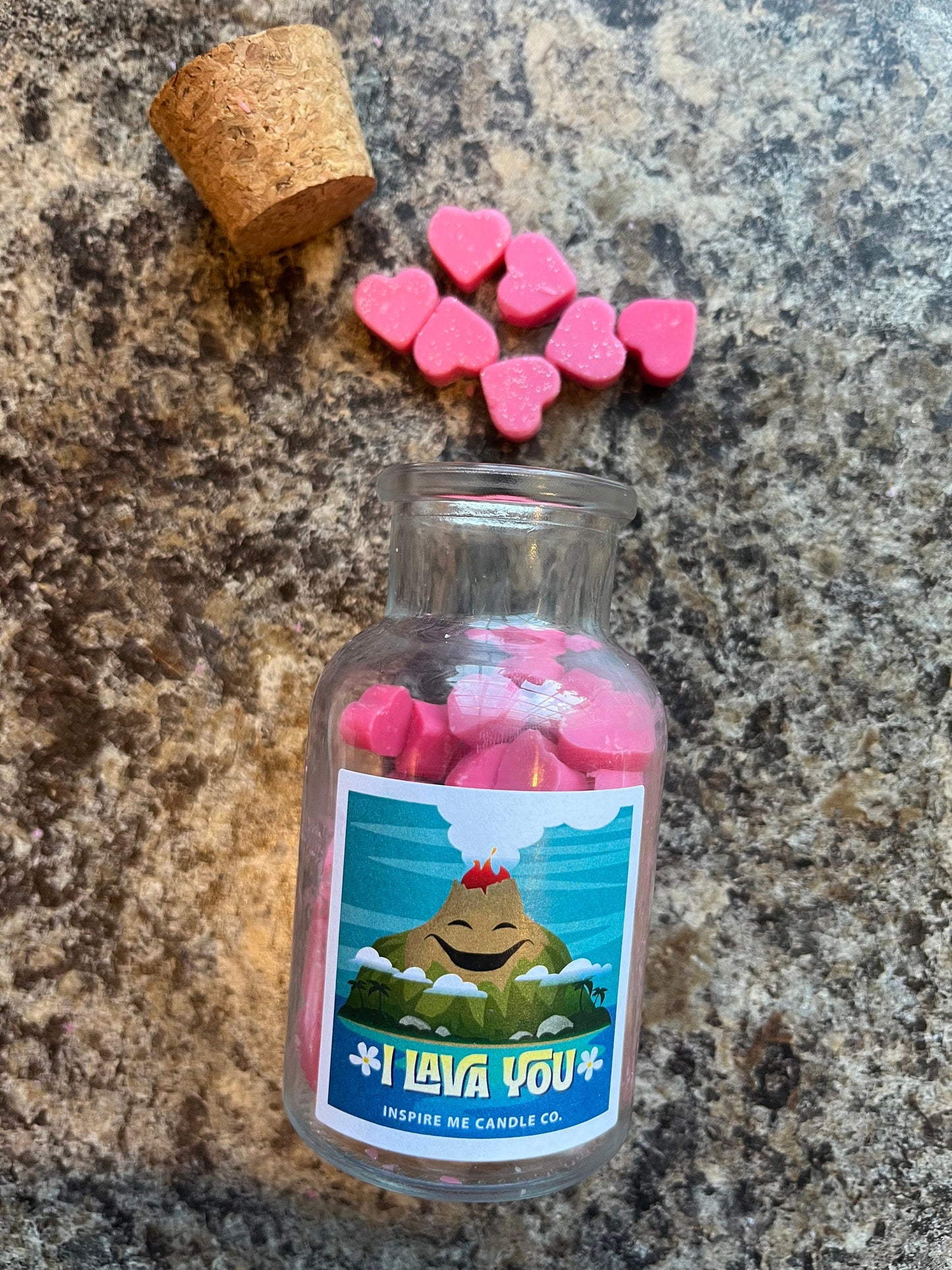 PIXAR'S I Lava You Wax Melt Hearts-Gift For Valentine's Day-Bridal Shower-Disney Decor For The Home- Fairy tale Wedding Celebrate LOVE Gift-