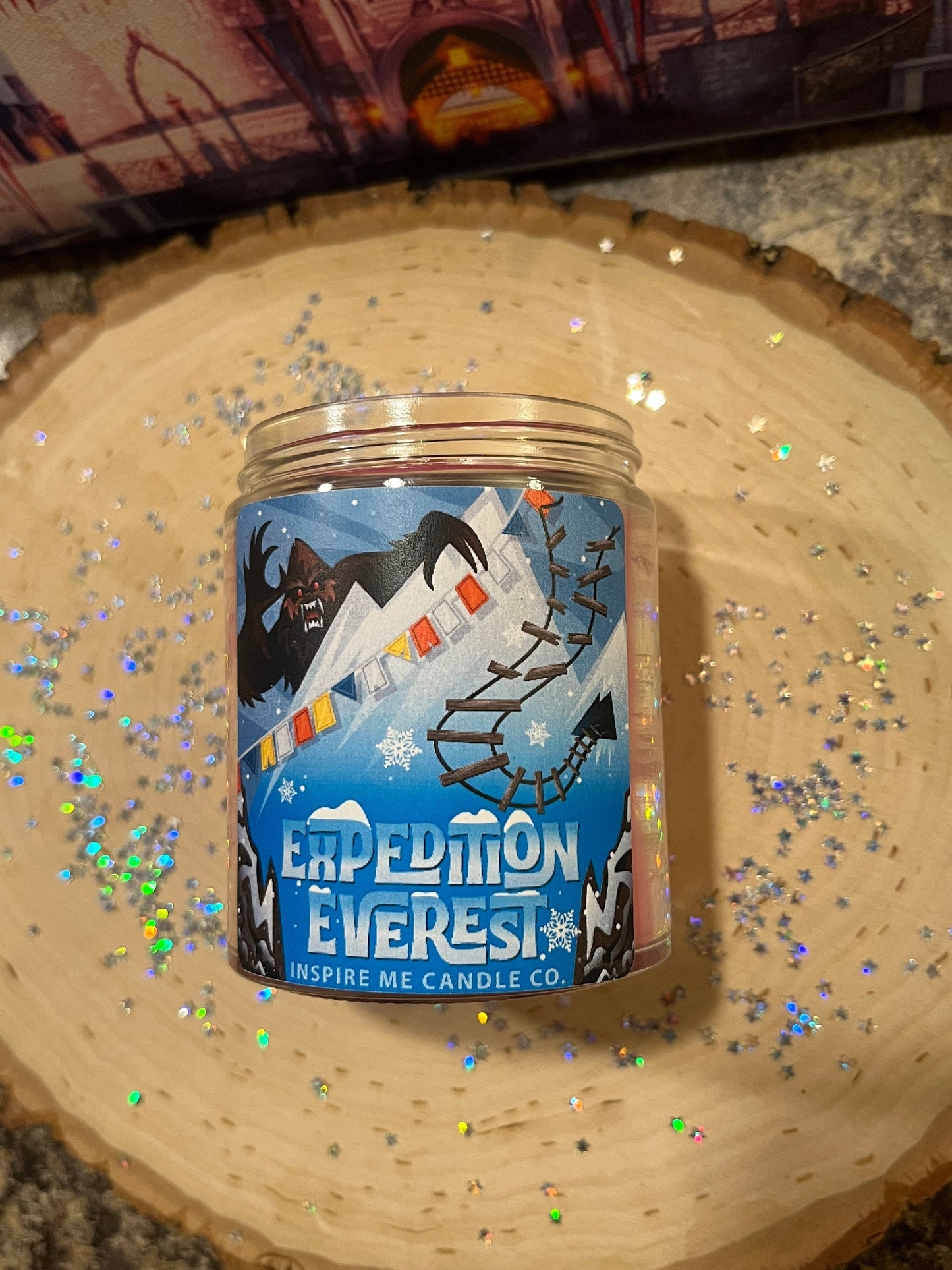 Expedition EVEREST Candle- ANIMAL KINGDOM Candle-Disney's Animal Kingdom-Mount Everest-The Yeti In The Mountain-Animal Kingdom Tree Of Life