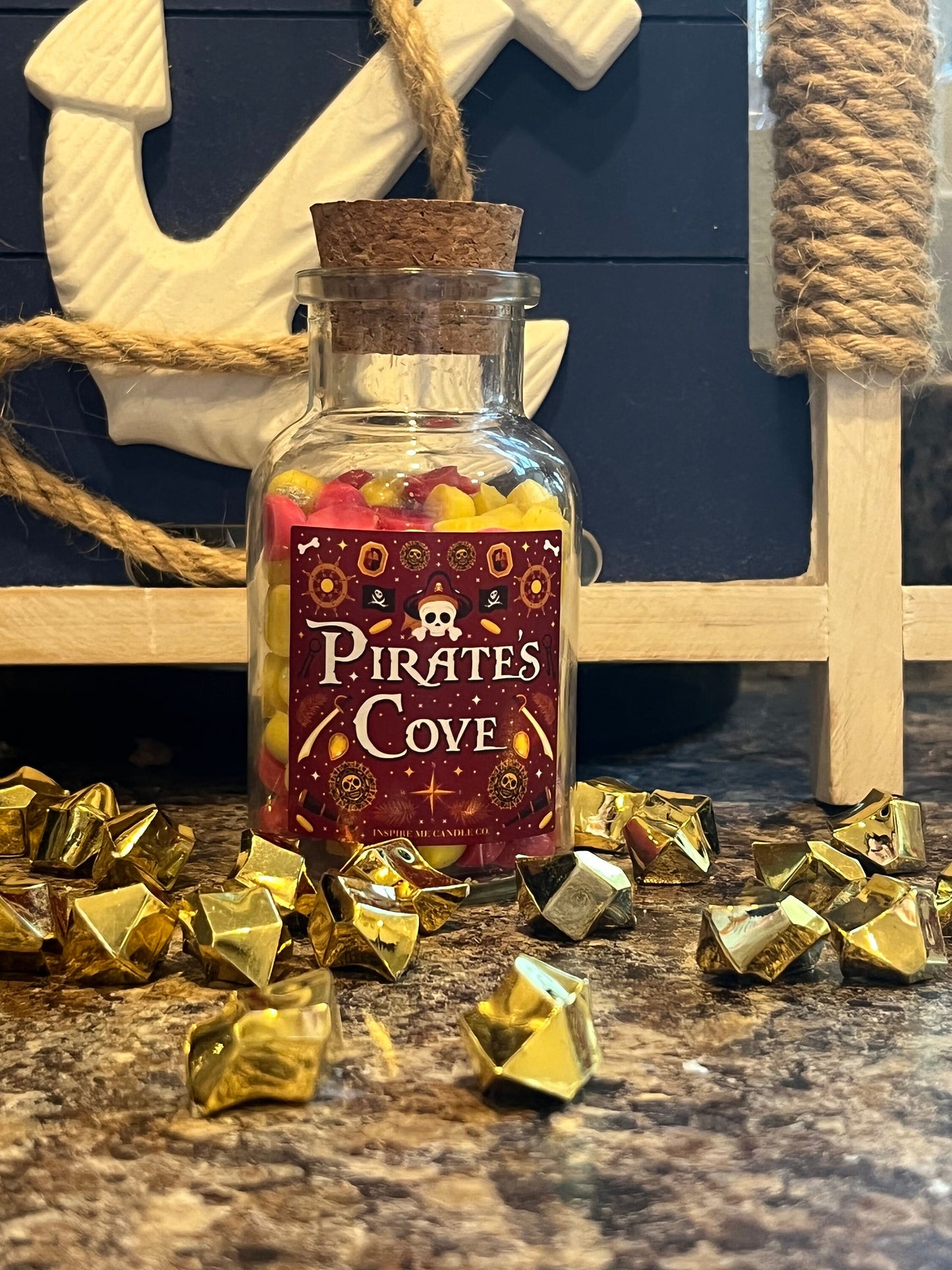 Pirates Of The Carribean Wax Melts-Pirate's Cove, Jack Sparrow, Pirate Ride At Magic Kingdom, Disney Decor For Home, Fall Disney Decor Gift