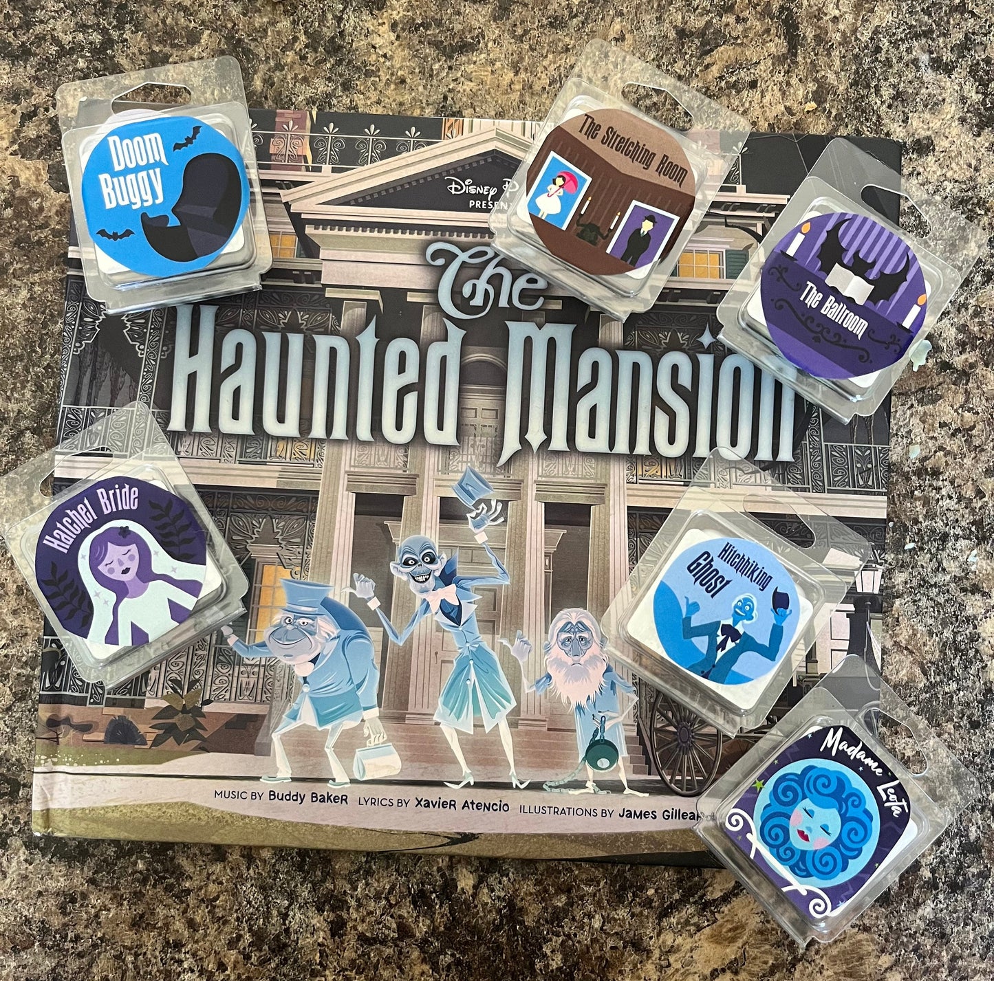 HAUNTED MANSION Wax Melt Sampler Box-Grim Grinning Ghosts Decor-Home Decor For Disney Fans-MadameLeota Fall DisneyDecor-Haunted Mansion Ride