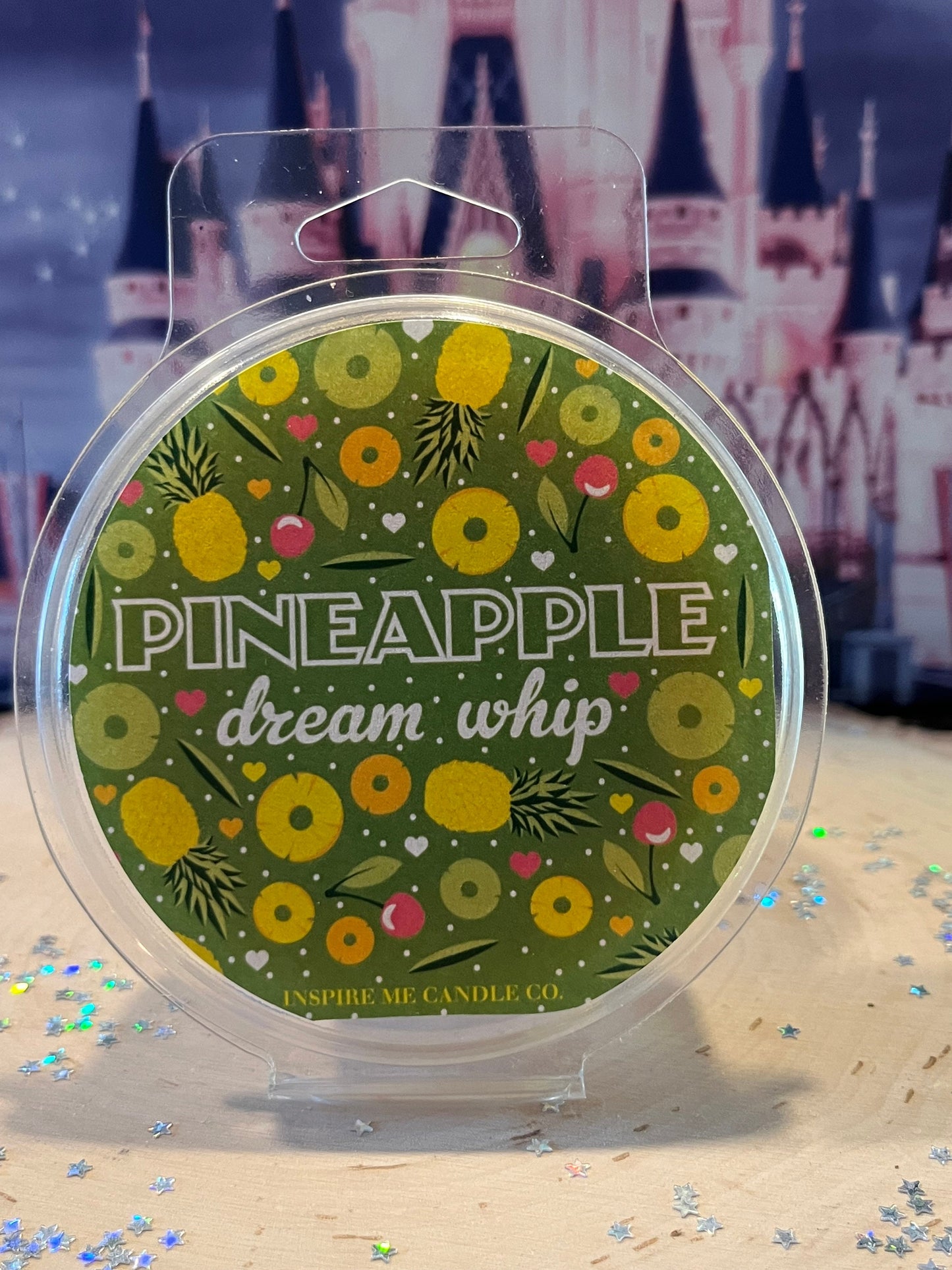 Pineapple DOLE WHIP Wax Melt Circle-Disney Theme Park Scents-Disney Decor For Home-Dole Whip Float At Magic Kingdom-Adventureland Aloha Isle