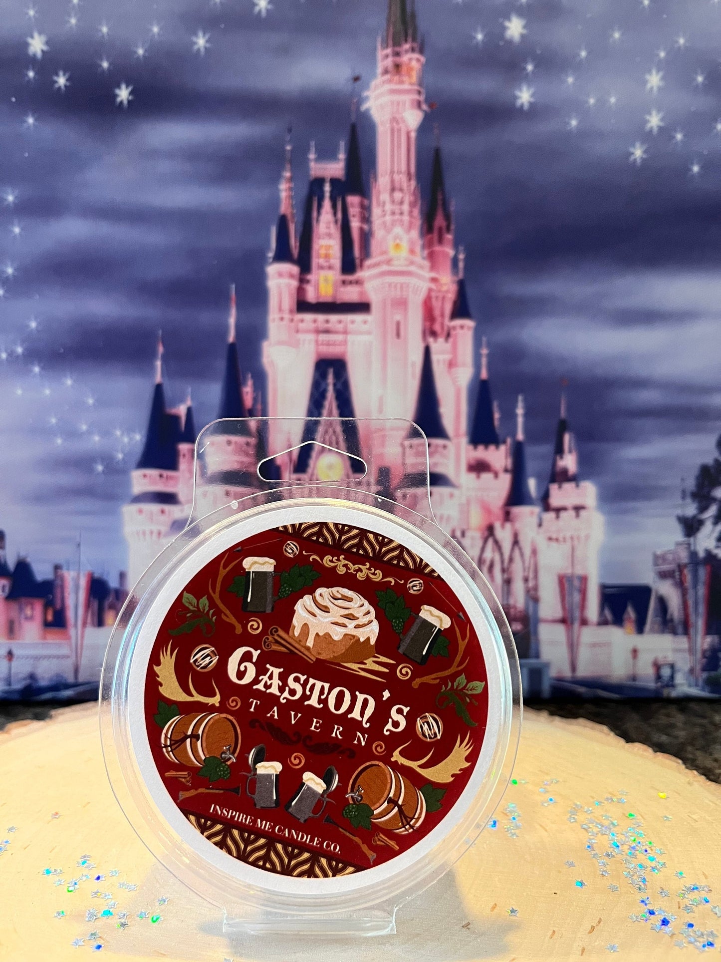 GASTON'S Tavern Wax Melt-Warm Frosted Cinnamon Rolls- Fantasyland Snacks At Magic Kingdom-Disney Decor For Home-Disney Fairytale Weddings