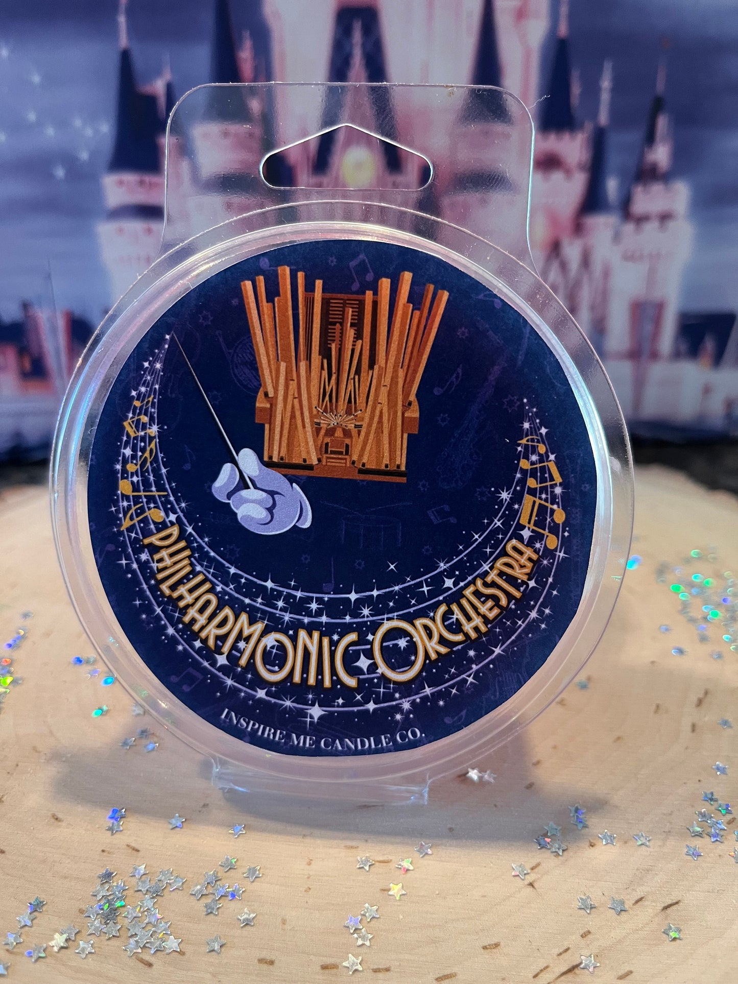 PHILLARMAGIC Wax Melt-Mistro Mickey Mouse And The Phillarmonic Orchestra-Disney Park Scent-Autumn DisneyDecor-Be Our Guest Wax Melt-ApplePie