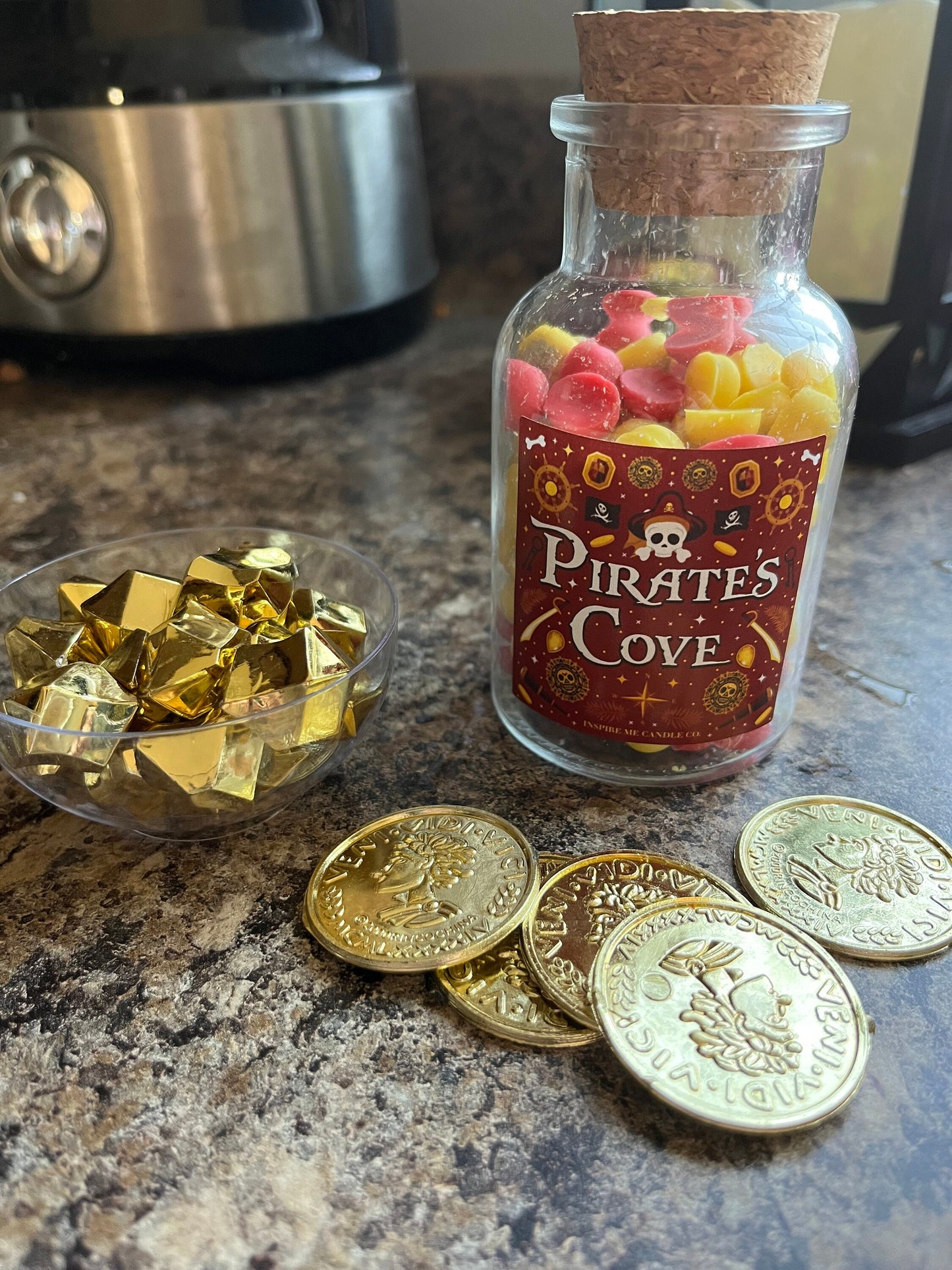 Pirates Of The Carribean Wax Melts-Pirate's Cove, Jack Sparrow, Pirate Ride At Magic Kingdom, Disney Decor For Home, Fall Disney Decor Gift