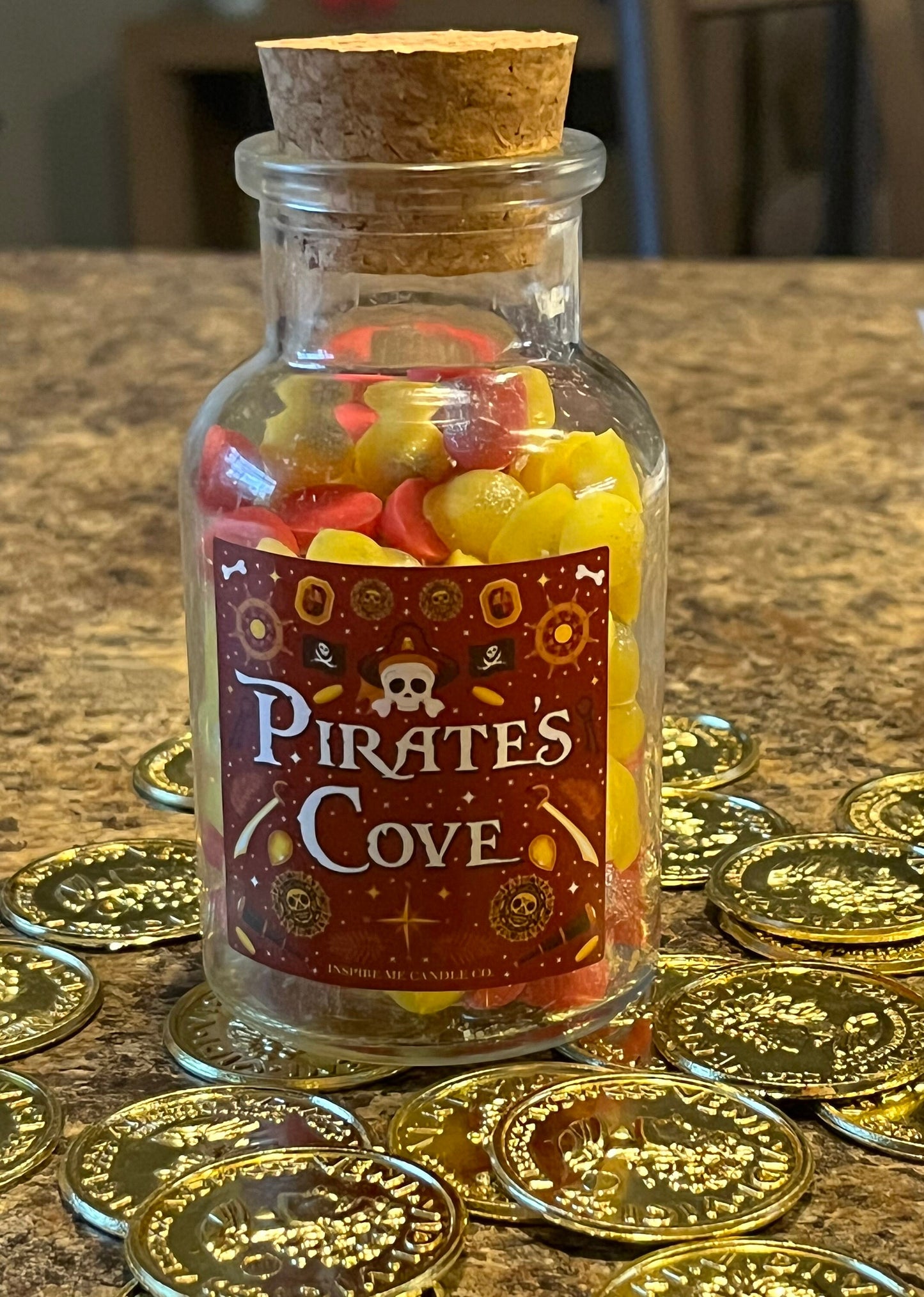 Pirates Of The Carribean Wax Melts-Pirate's Cove, Jack Sparrow, Pirate Ride At Magic Kingdom, Disney Decor For Home, Fall Disney Decor Gift