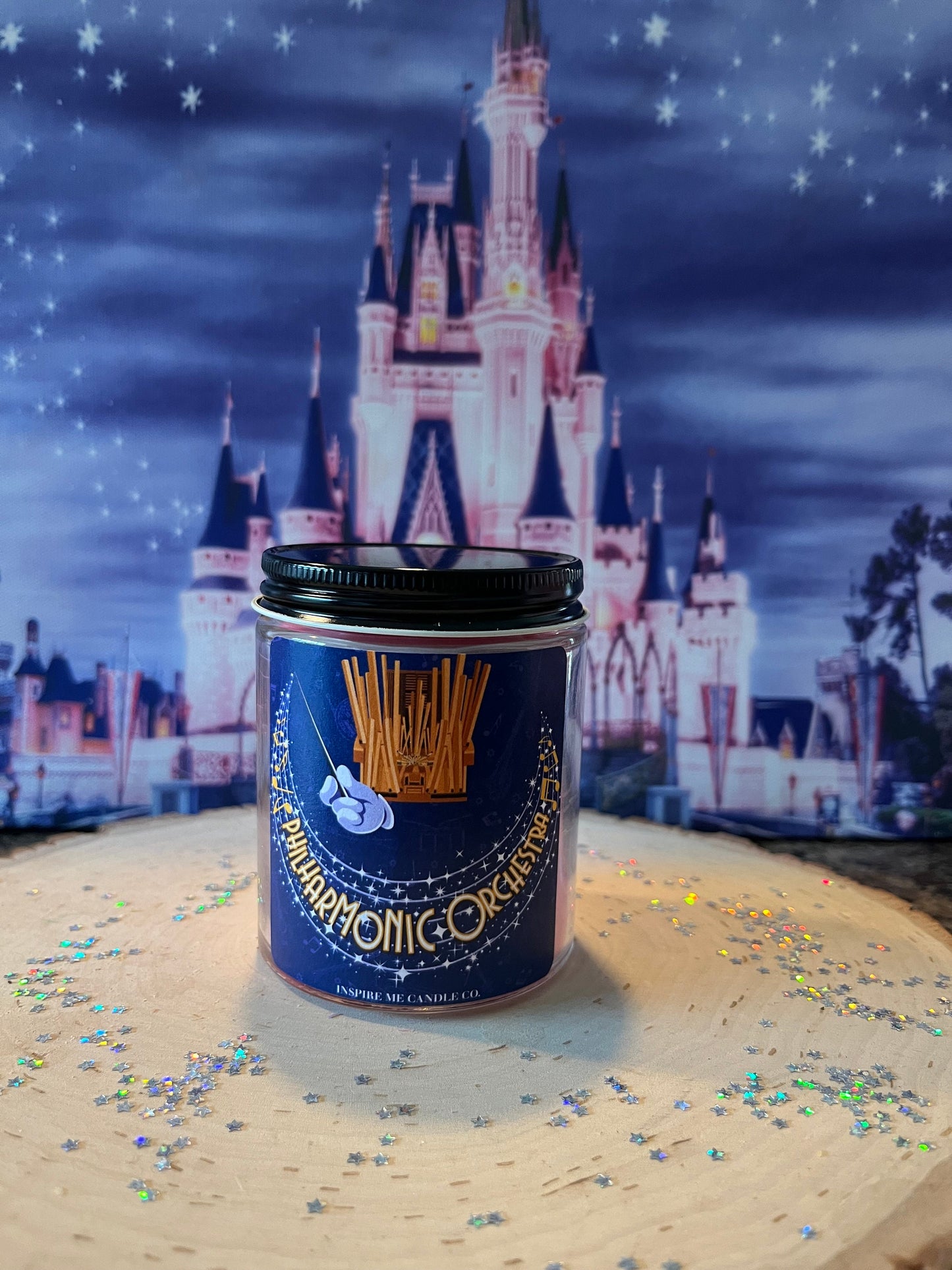 PHILLARMAGIC Candle-Mistro Mickey Mouse And The Phillarmonic Orchestra-Disney Park Scent-Autumn DisneyDecor-Be Our Guest Wax Melt-ApplePie