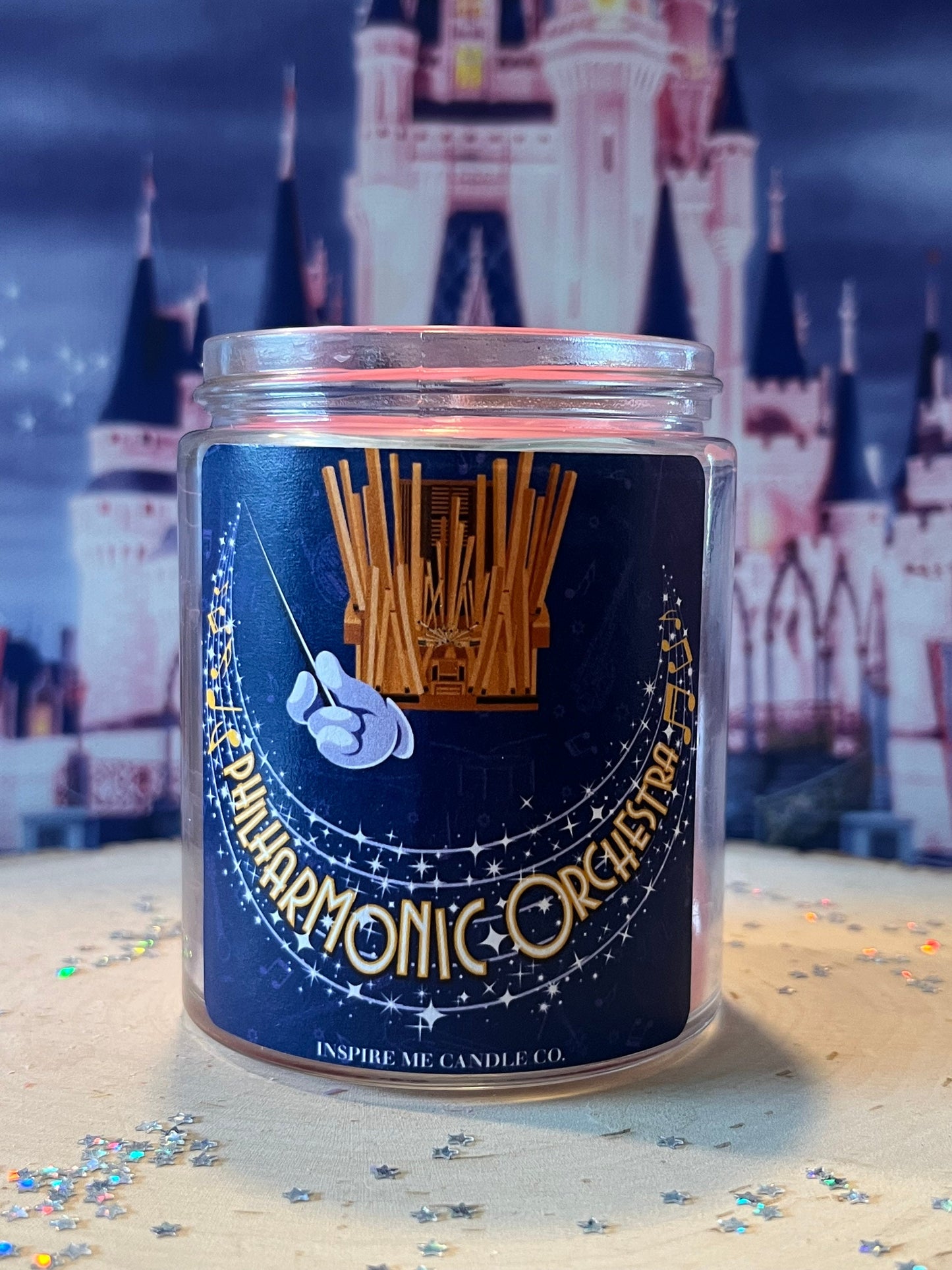 PHILLARMAGIC Candle-Mistro Mickey Mouse And The Phillarmonic Orchestra-Disney Park Scent-Autumn DisneyDecor-Be Our Guest Wax Melt-ApplePie