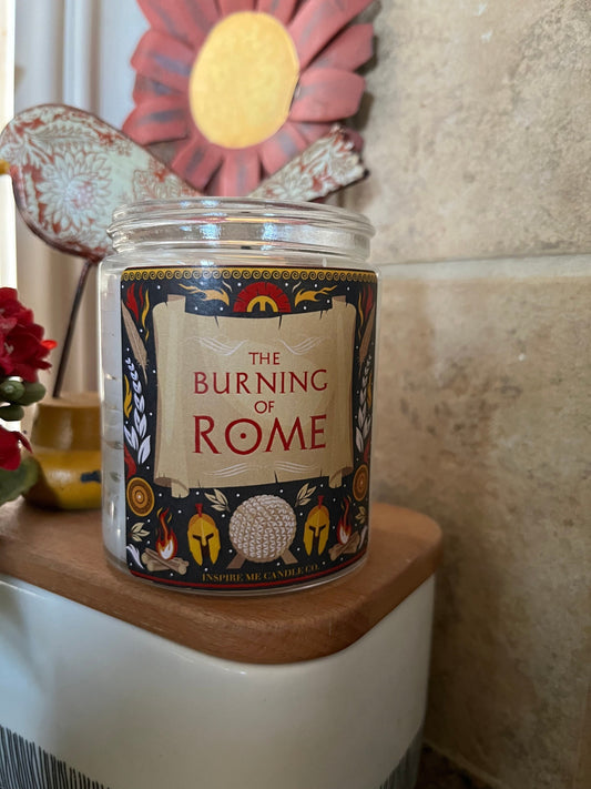 SPACESHIP Earth Candle-The Burning Of Rome At EPCOT-Disney Scented Candle-Disney Home Decor- Scents Of Disney Theme Parks-Gift ForDisney Fan