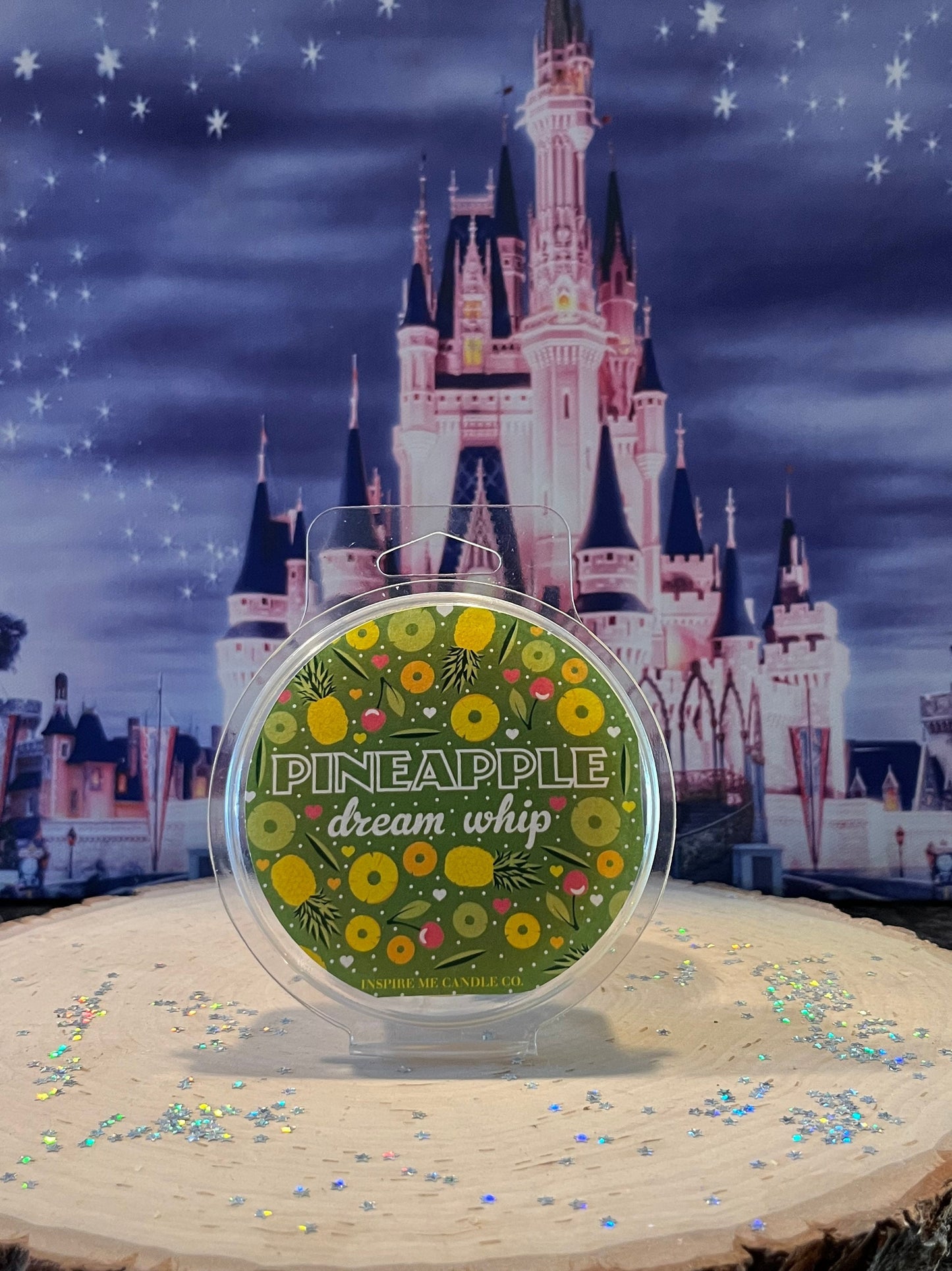 Pineapple DOLE WHIP Wax Melt Circle-Disney Theme Park Scents-Disney Decor For Home-Dole Whip Float At Magic Kingdom-Adventureland Aloha Isle