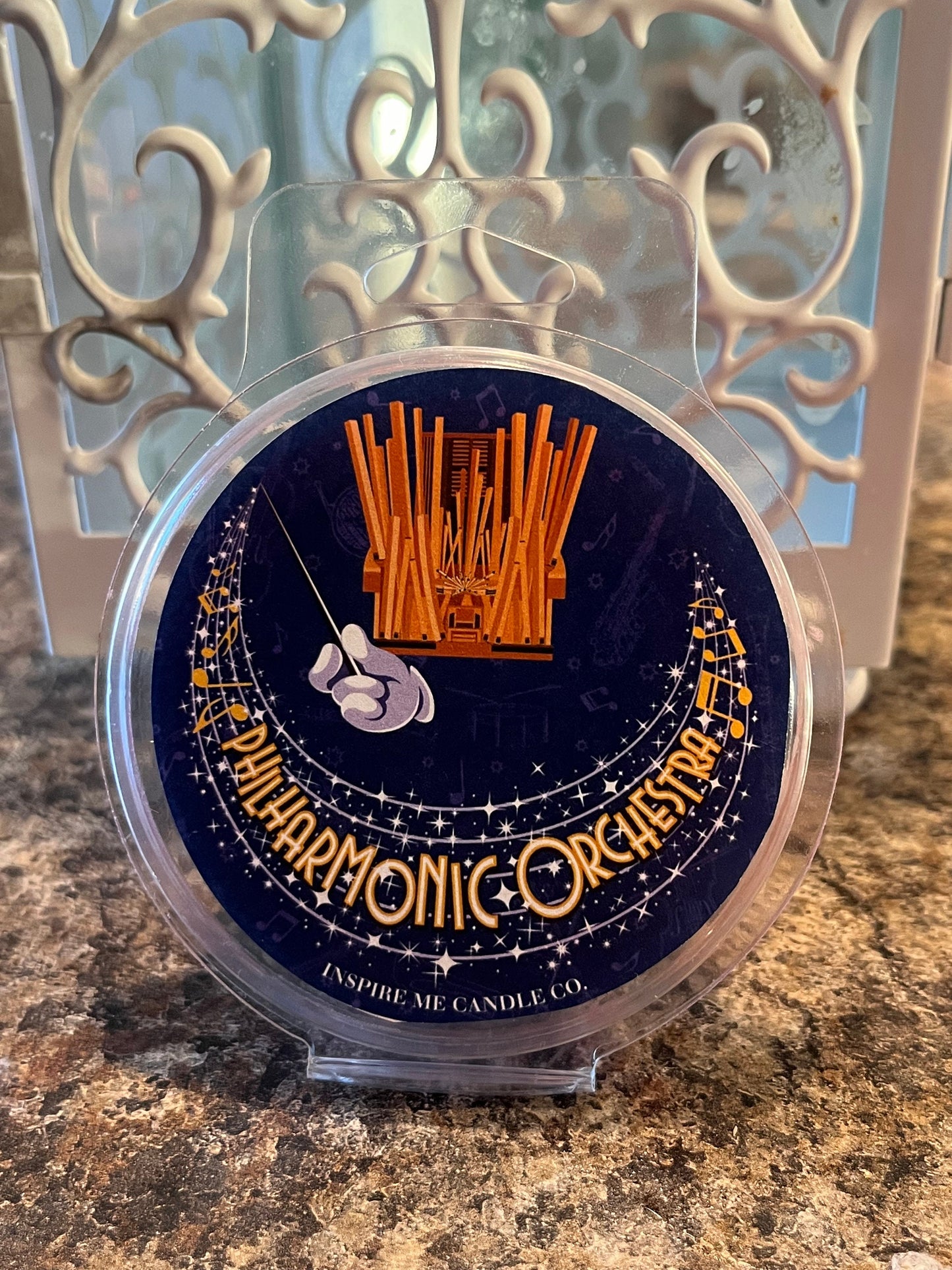 PHILLARMAGIC Wax Melt-Mistro Mickey Mouse And The Phillarmonic Orchestra-Disney Park Scent-Autumn DisneyDecor-Be Our Guest Wax Melt-ApplePie