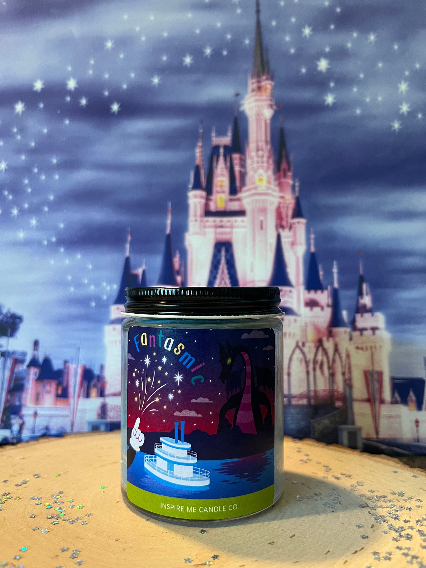 FANTASMIC Candle For Home-Disney Family Vacation At Hollywood Studios-Disney Decor For Home-Bridal Shower DisneyWorld-DisneyVillans Haloween