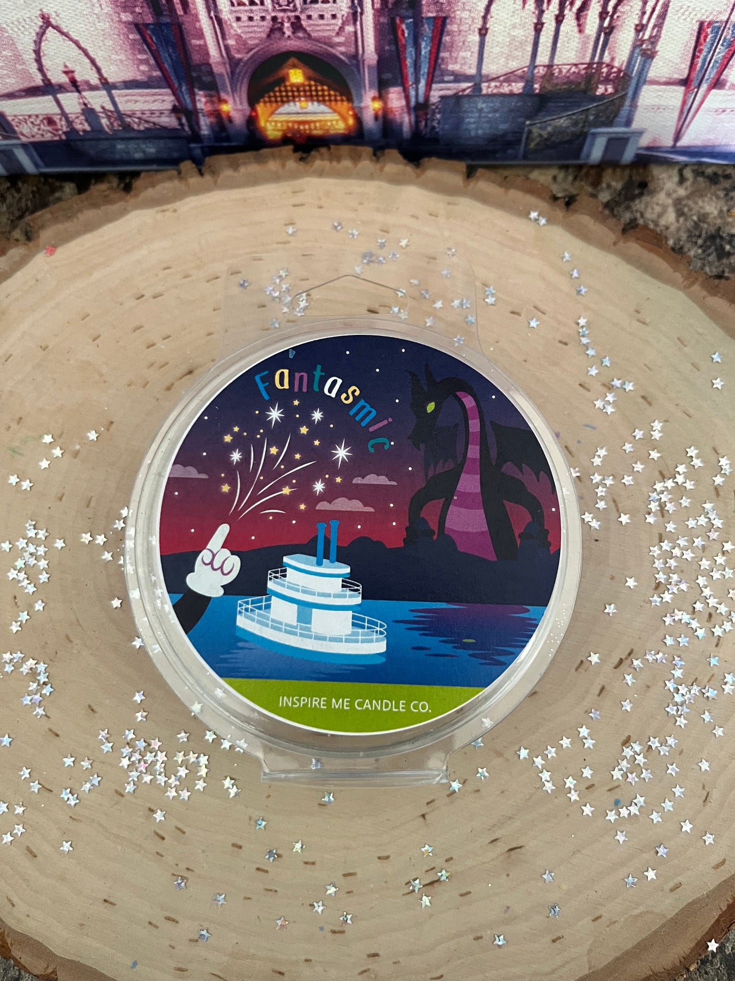 FANTASMIC Wax Melt Circle For Home-Disney Memories-Hollywood Studios Disney Decor-Gift For Disney Lover-Family Vacation To Walt Disney World