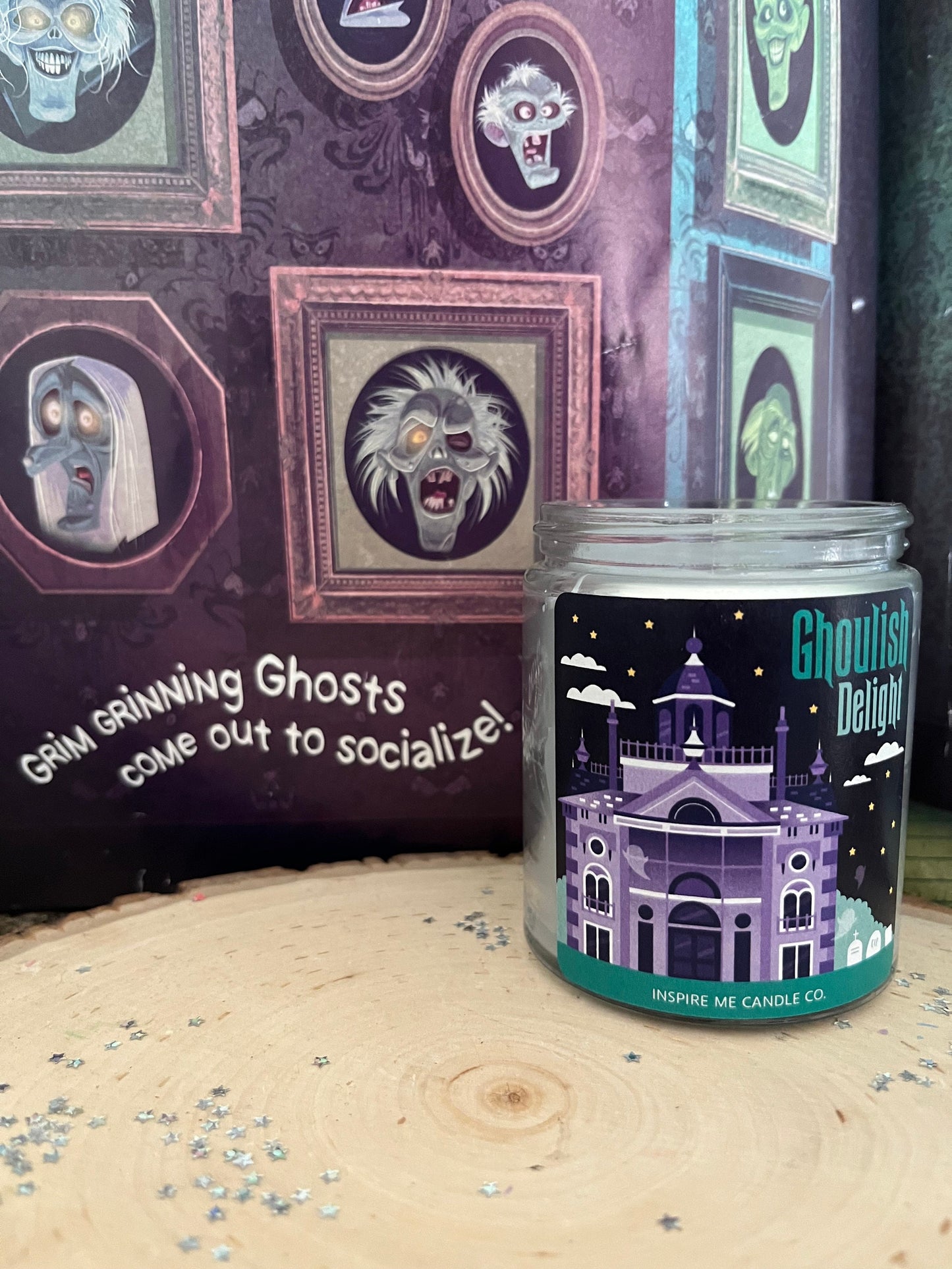 HAUNTED MANSION Candle-Ghoulish Delight Candle-Disney World Home Decor-HALLOWEEN Candle-Spooky Disney Merch-Haunted Mansion Theme Party Gift