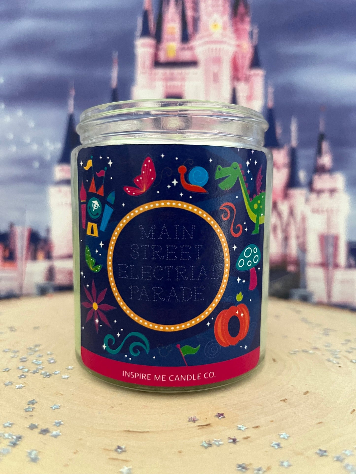 Main Street ELECTRICAL PARADE Candle-Magic Kingdom Gift-Disney Themed Home Decor- WaltDisney World Gift-Thousands Of Sparkling Lights Disney