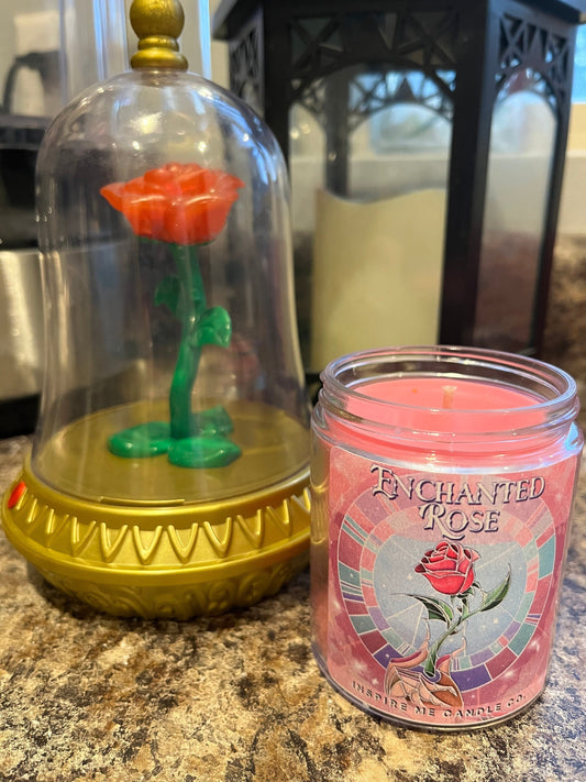 Enchanted Rose Candle